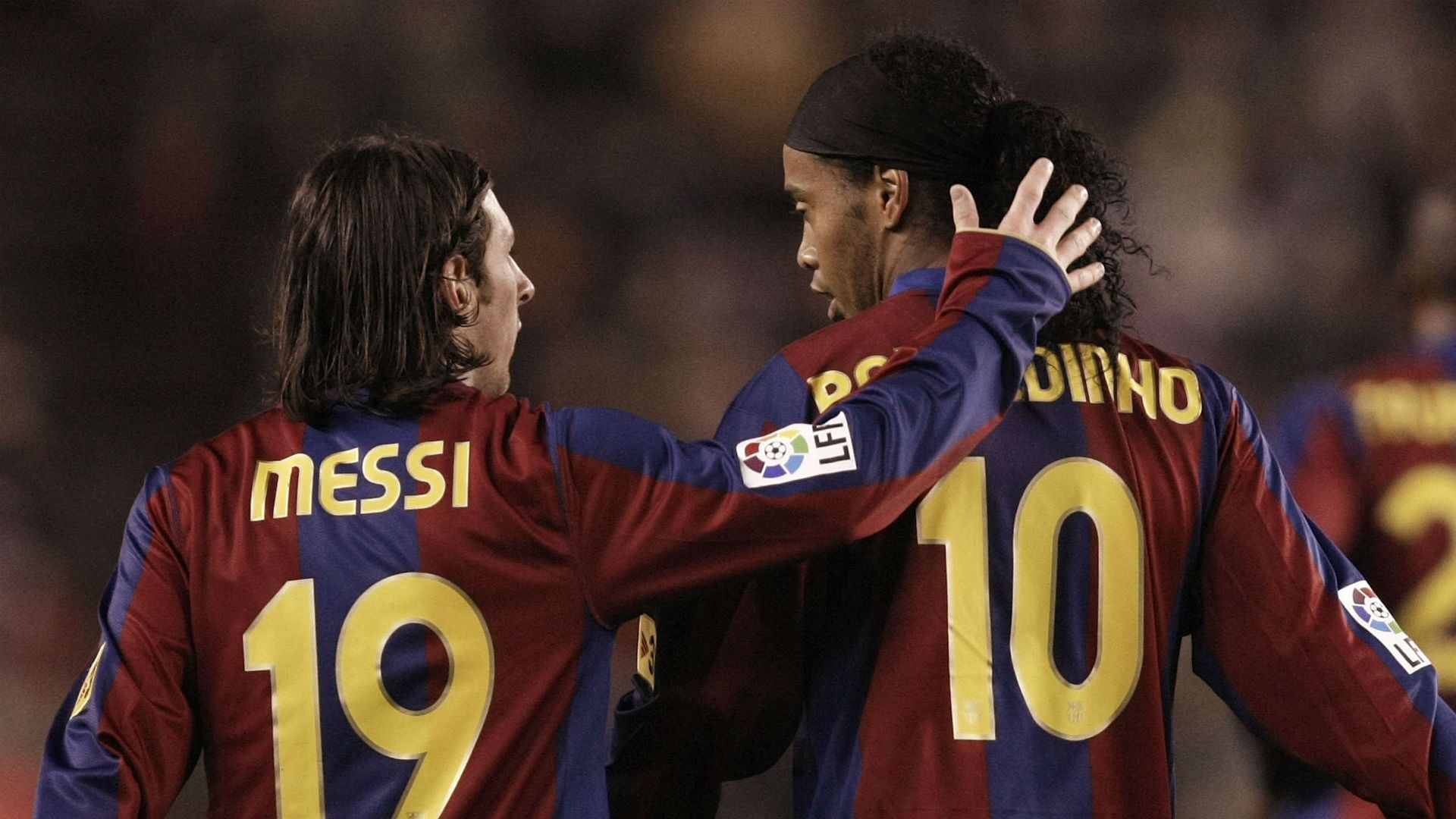 Lionel Messi Ronaldinho Barcelona