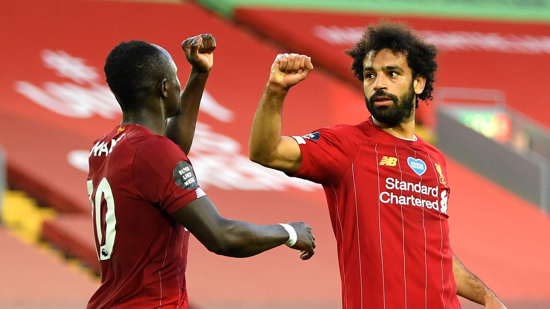 Sadio Mane, Mohamed Salah, Liverpool