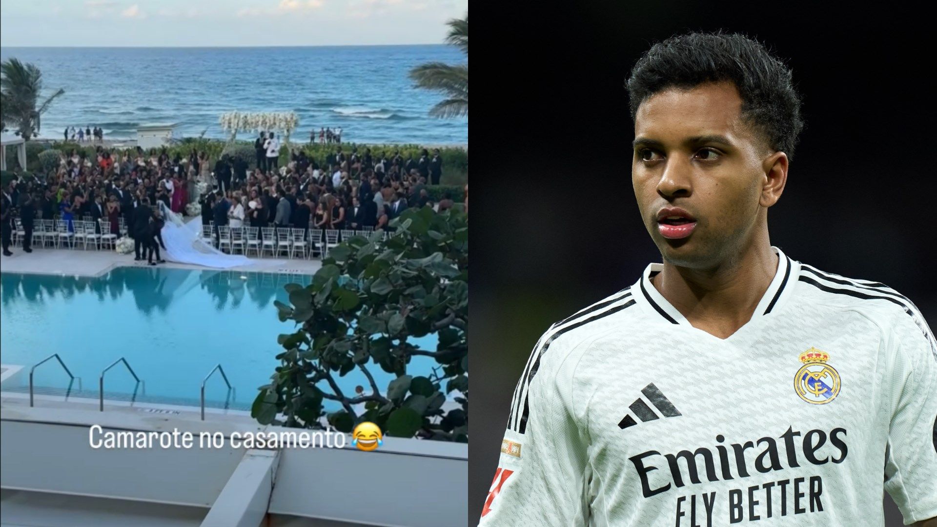 Rodrygo crashes the wedding! Real Madrid star can only watch on as ceremony begins before his eyes at luxury FIFA Club World Cup base in Florida | Goal.com UK