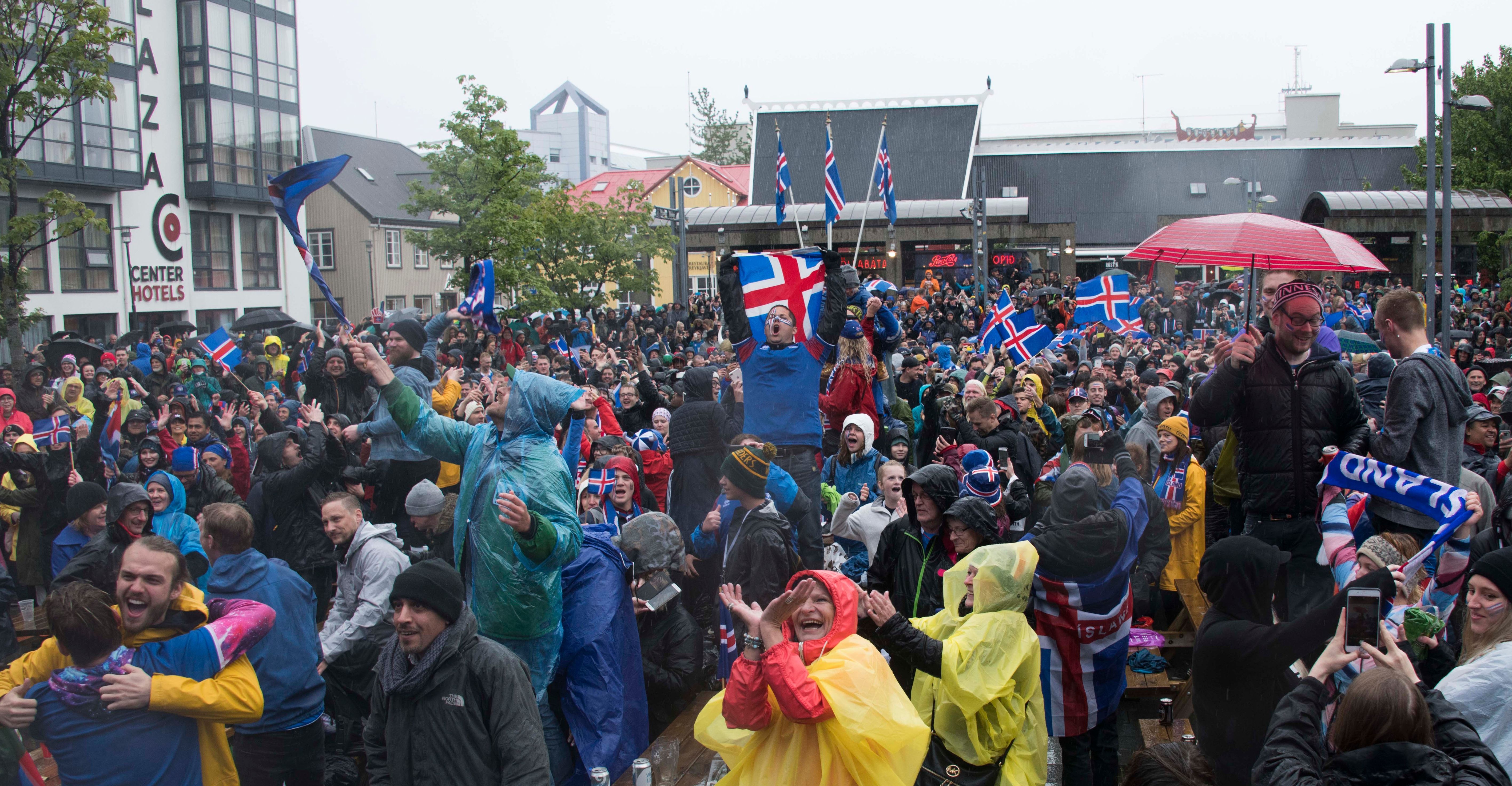 Iceland fans
