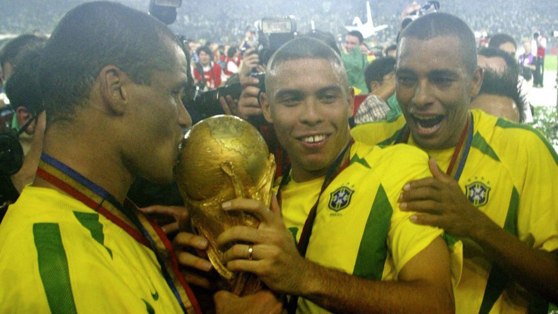 Ronaldo Rivaldo Brazil 2002
