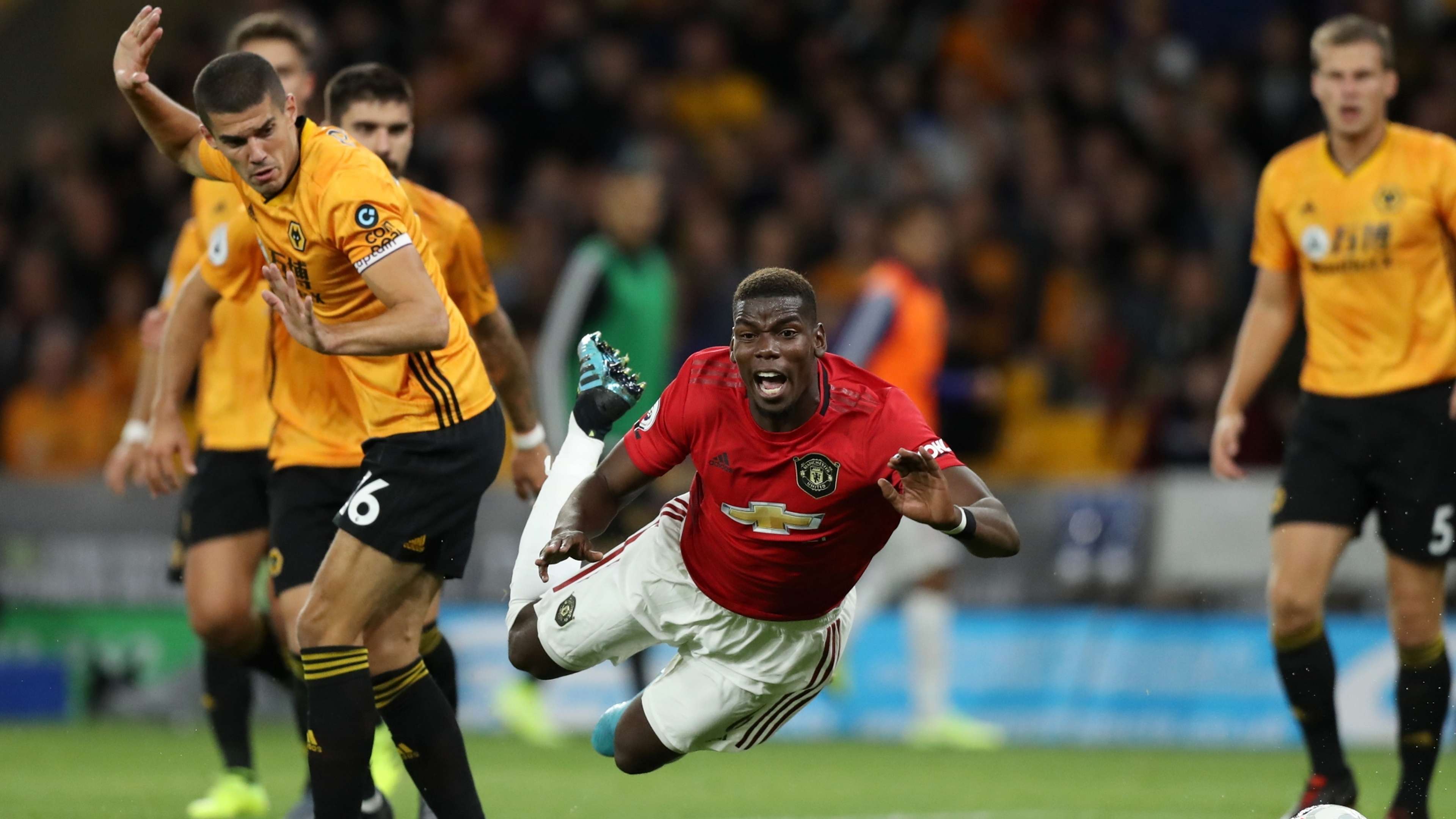 Paul Pogba, Wolves vs Man Utd, 2019-20