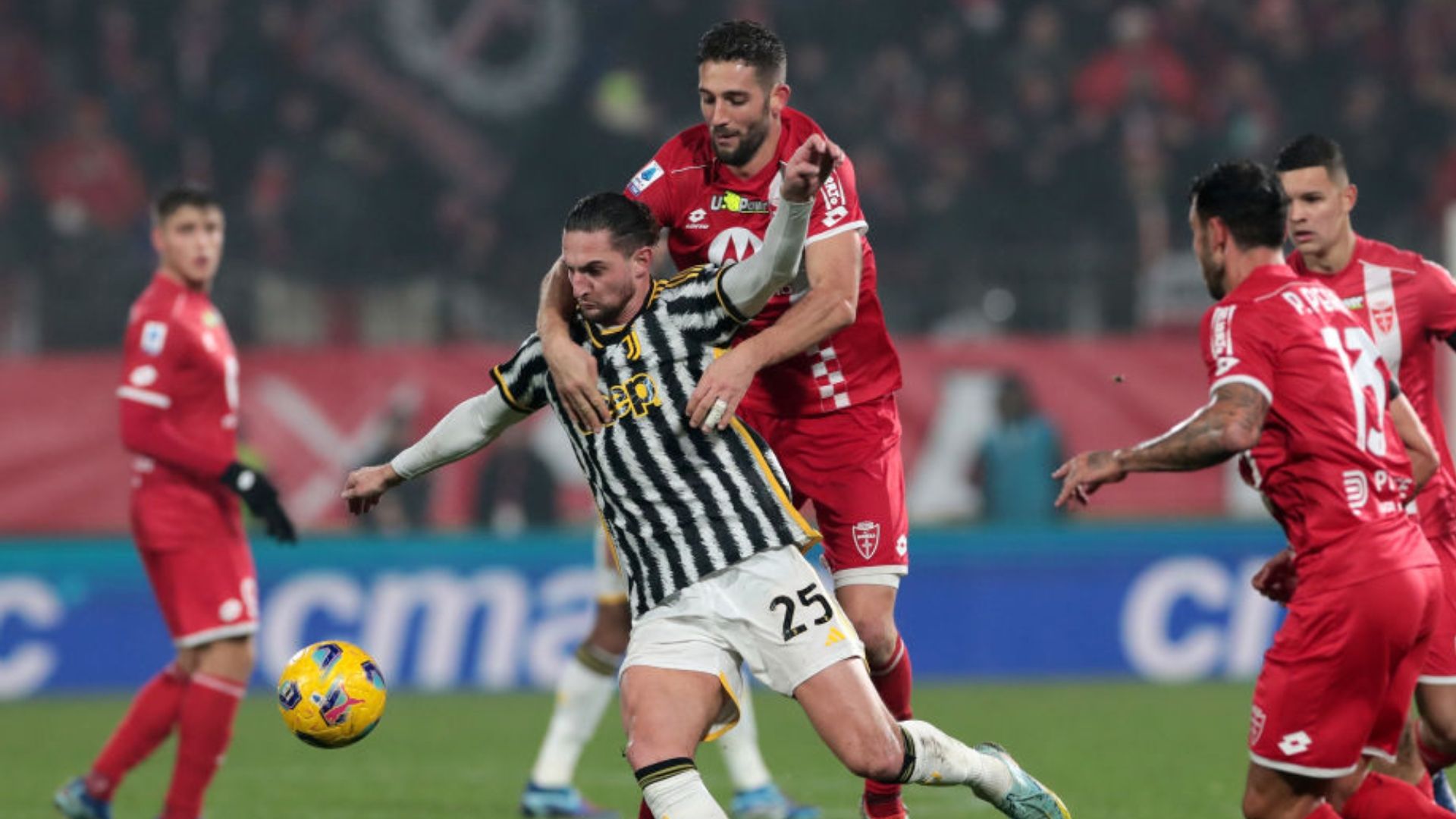 Gagliardini Rabiot Monza Juventus 2023 2024