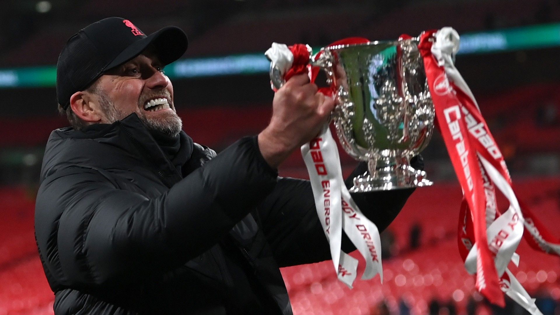 Jurgen Klopp Liverpool Carabao Cup trophy 2021-22