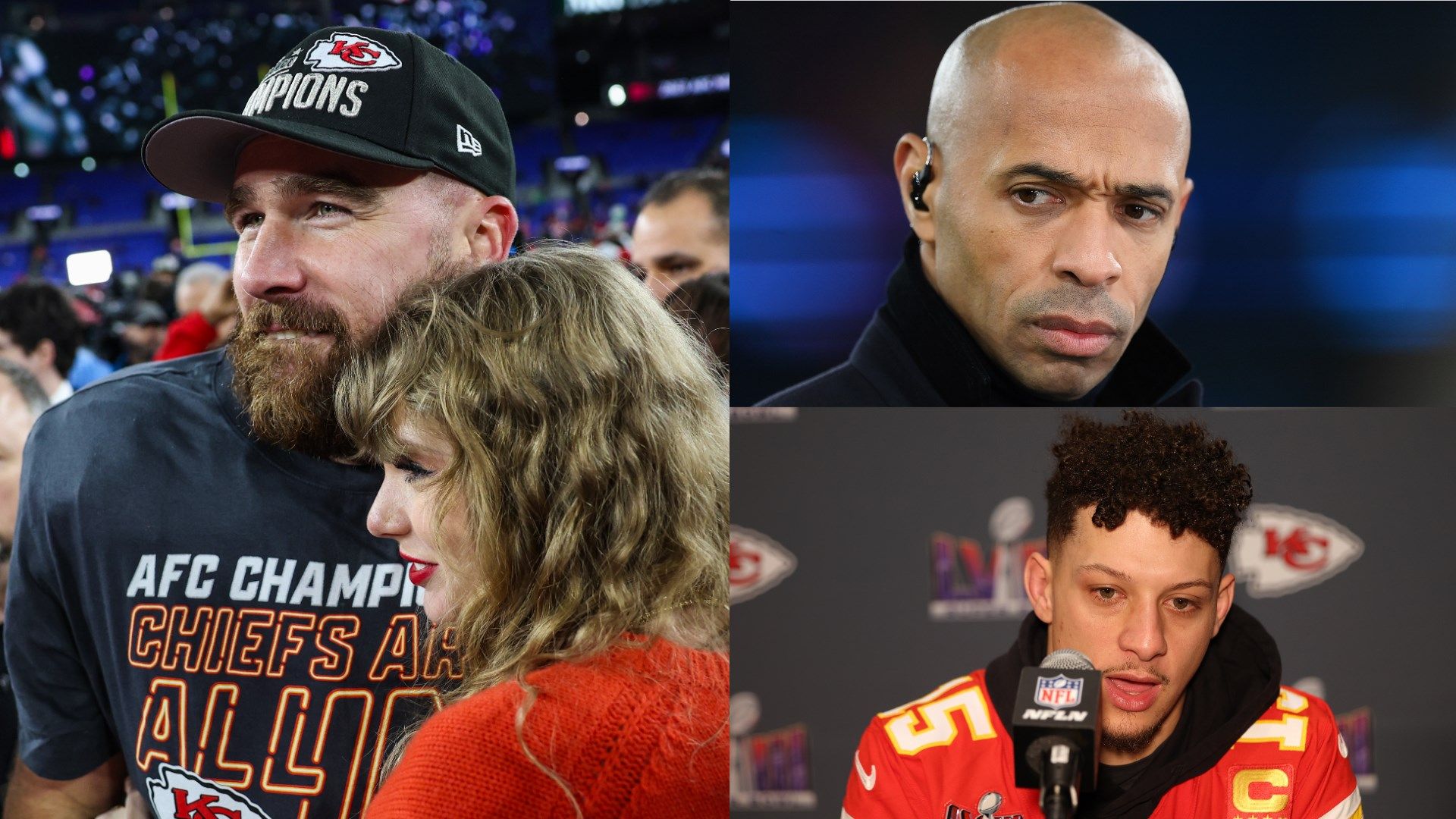 Taylor Swift Thierry Henry Micah Richards