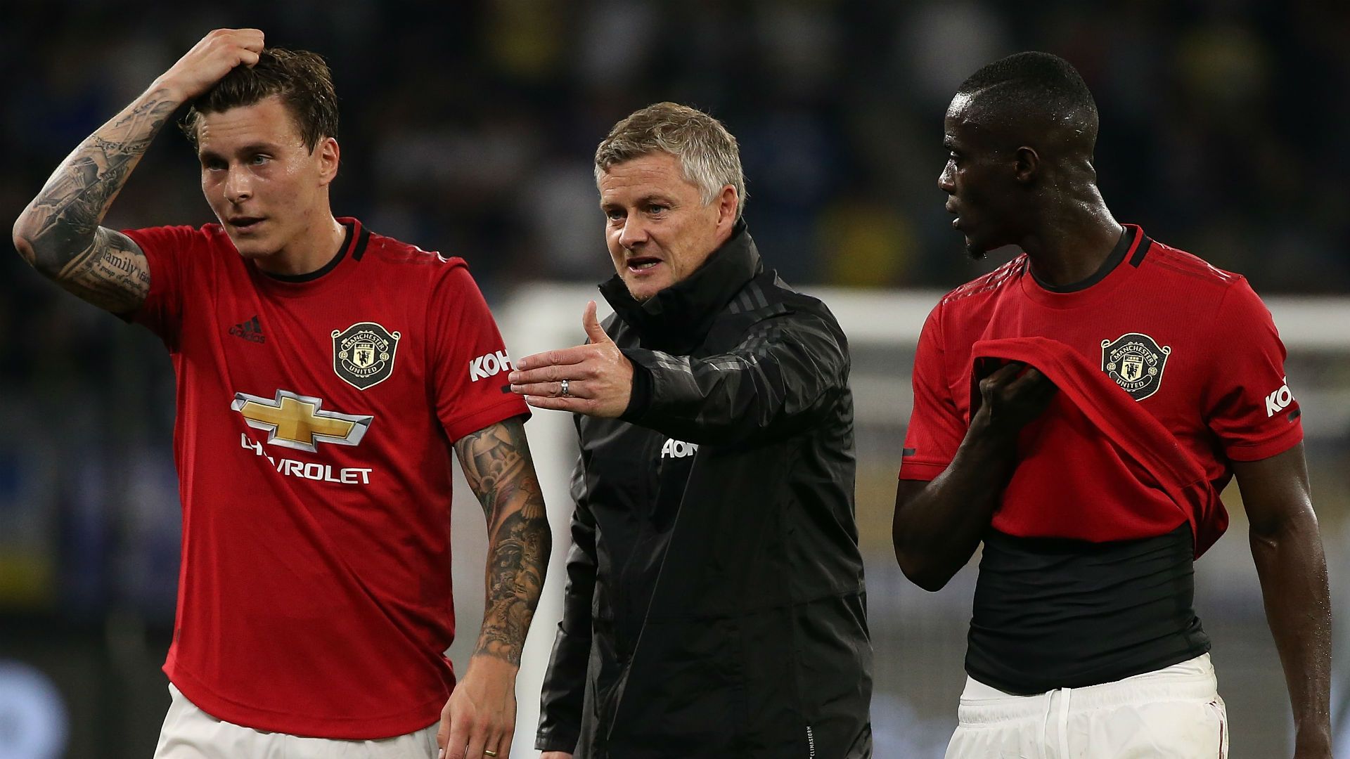 Victor Lindelof Eric Bailly Ole Gunnar Solskjaer Manchester United 2019-20