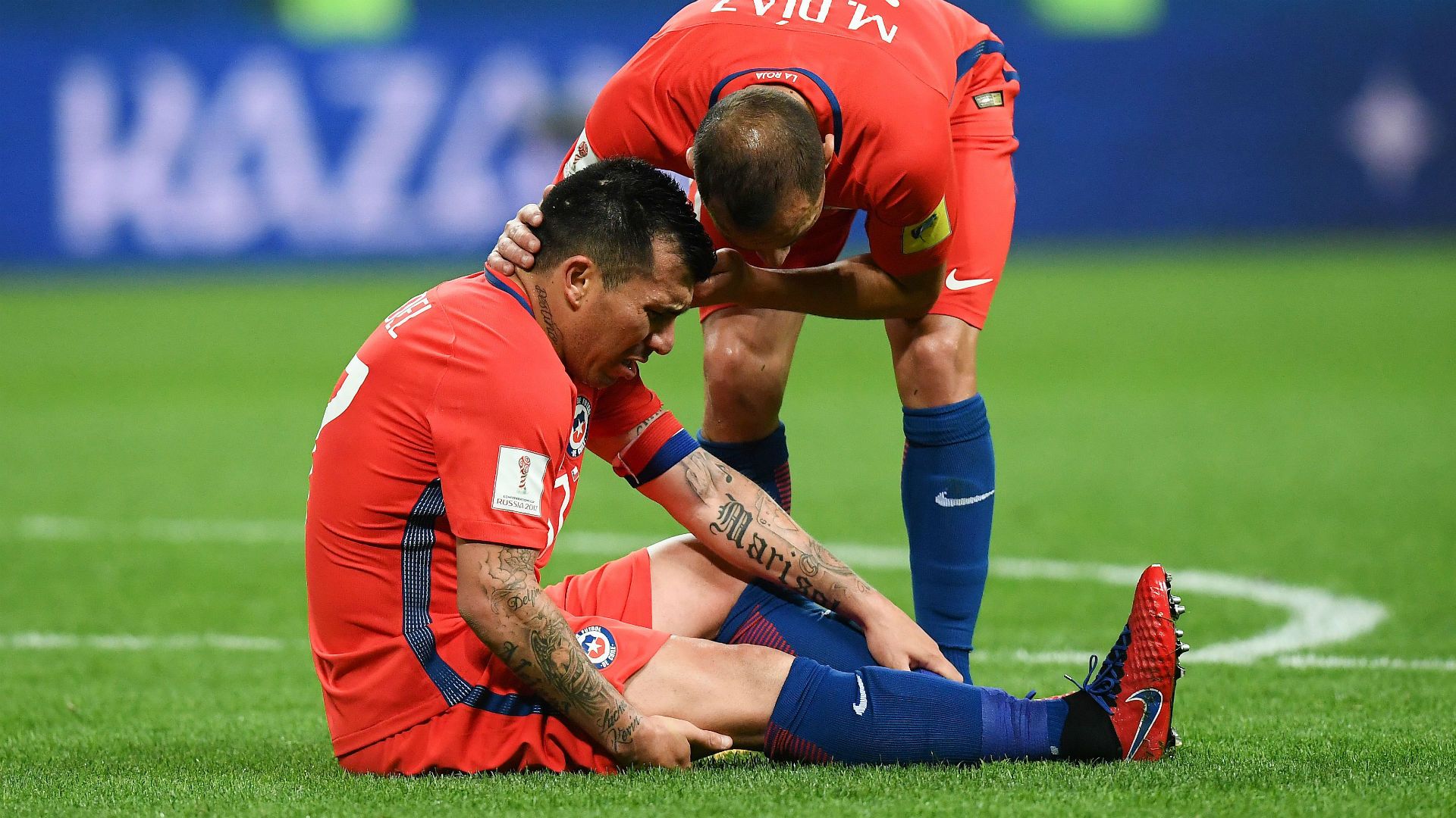 Gary Medel. Alemania Chile 22062017