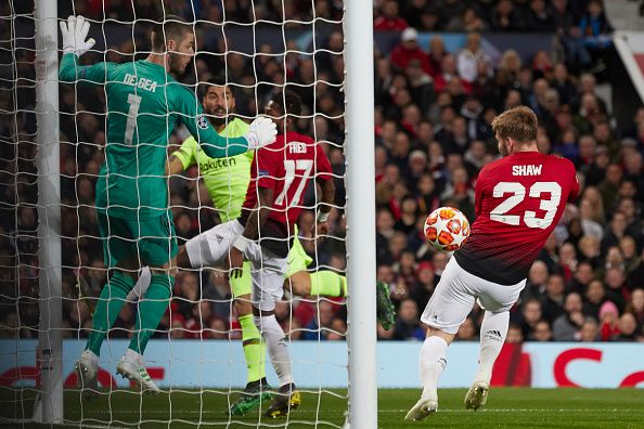 Luke Shaw Manchester United Champions League