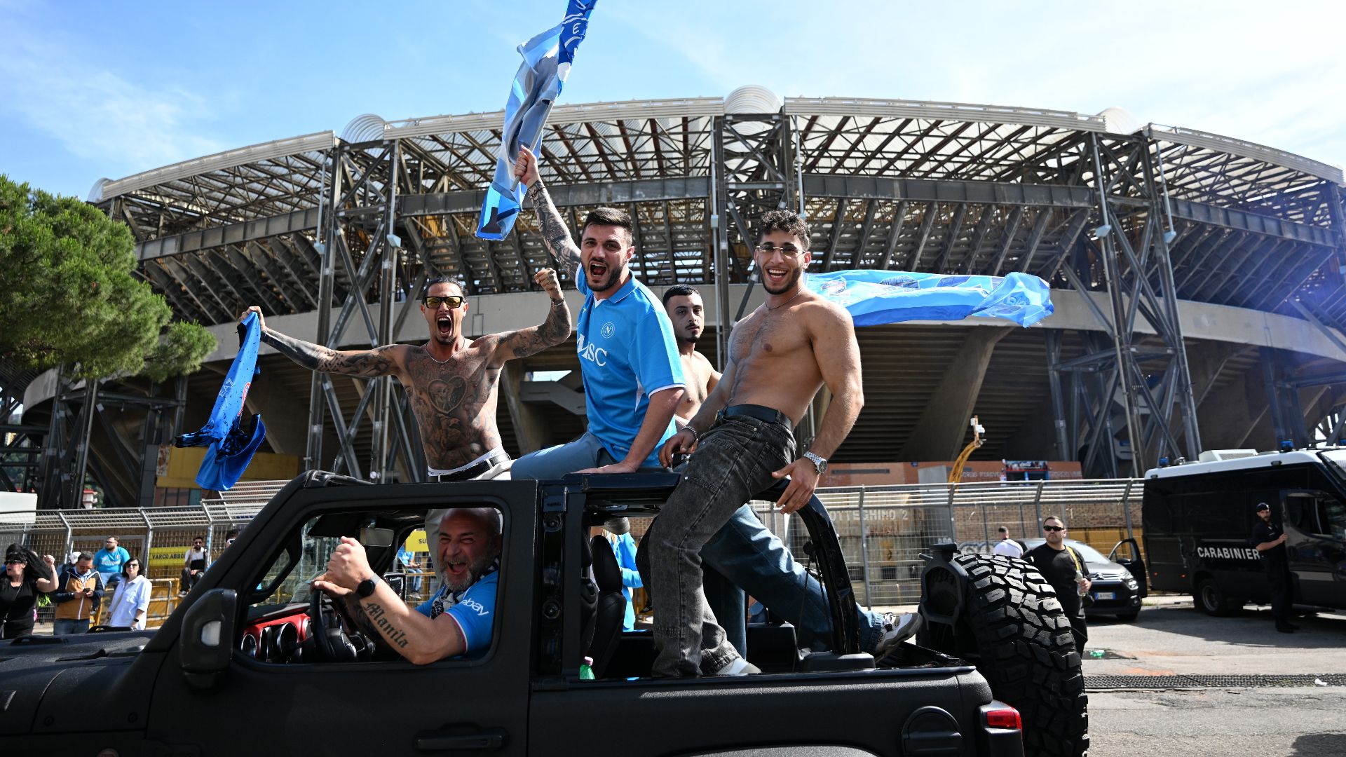 Napoli Cagliari festa
