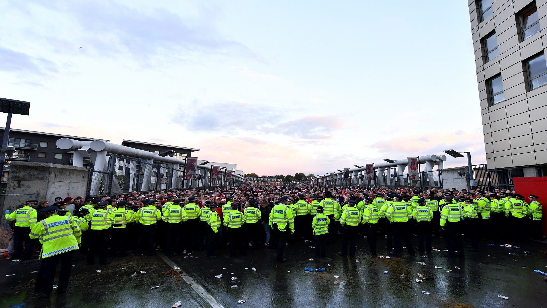 Cologne Football Supporters Parade Through London Ahead Of Their Europa League Game With Arsenal 1492017