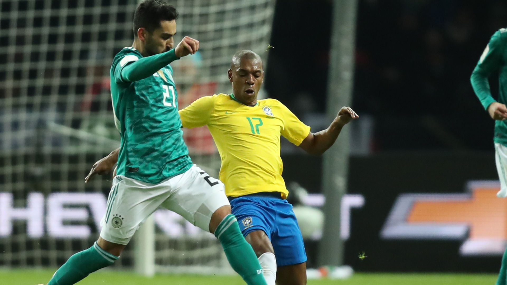 Fernandinho Ilkay Gundogan Germany Brazil 27032018 Friendly
