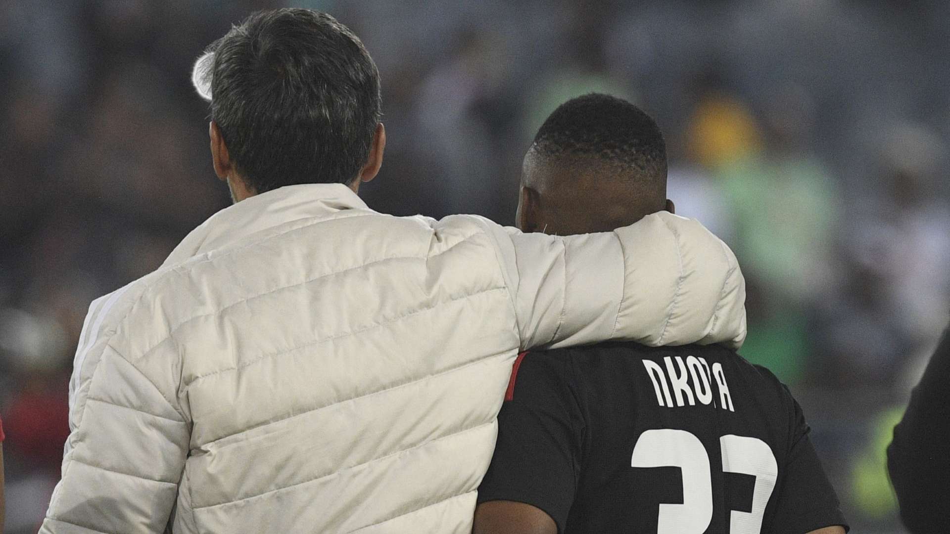 Mohau Nkota and Jose Riveiro, Orlando Pirates