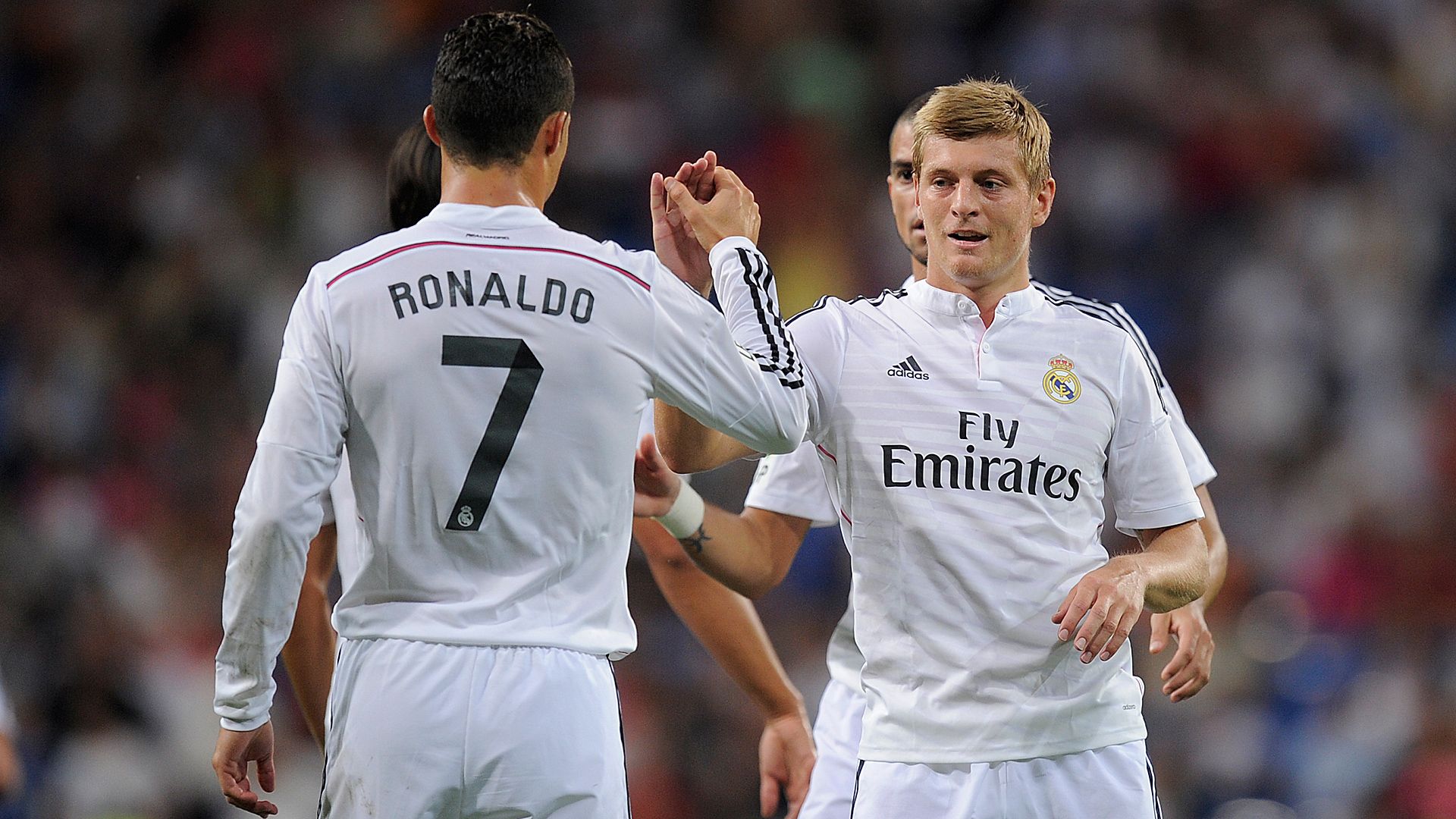 Cristiano Ronaldo Toni Kroos Real Madrid Cordoba Primera Division 08252014