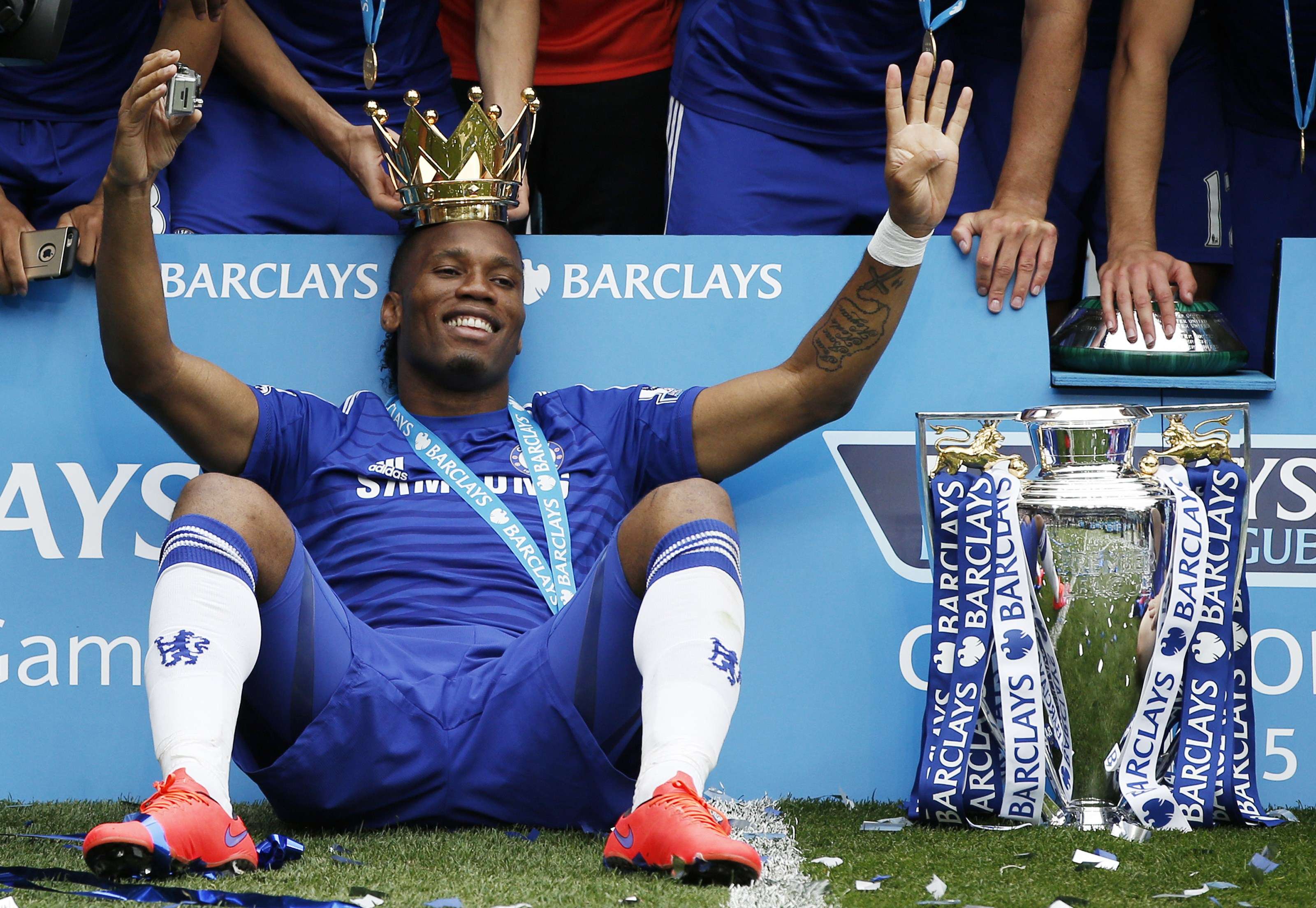 Didier Drogba Chelsea Premier League 24052015