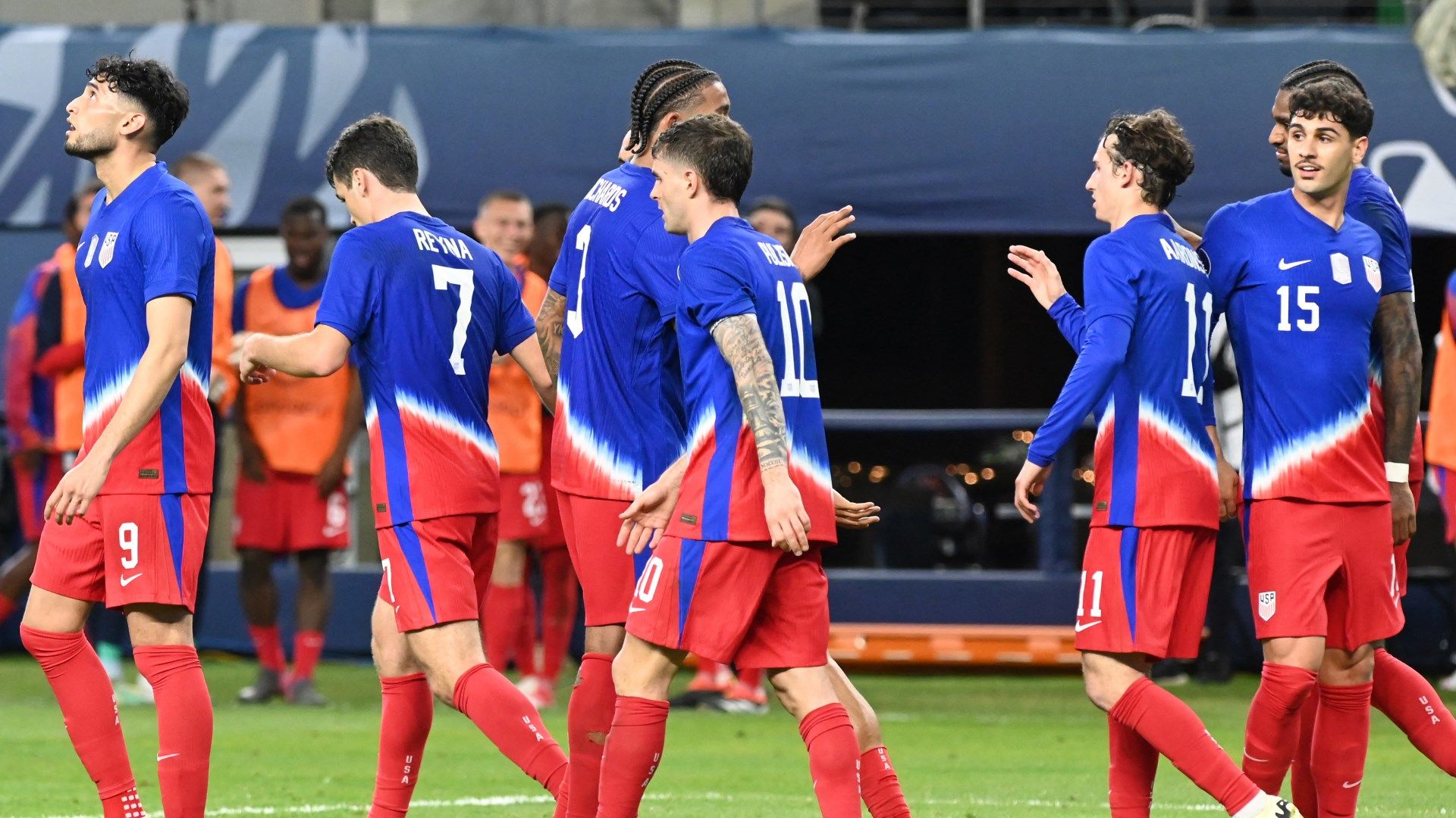 USMNT Nations League celebration