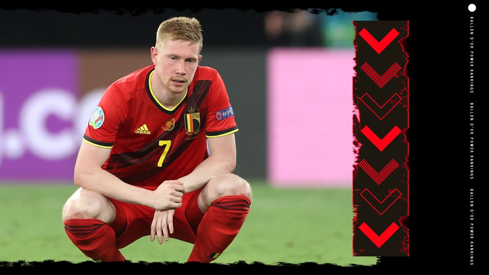 Kevin De Bruyne Ballon d'Or Rankings GFX