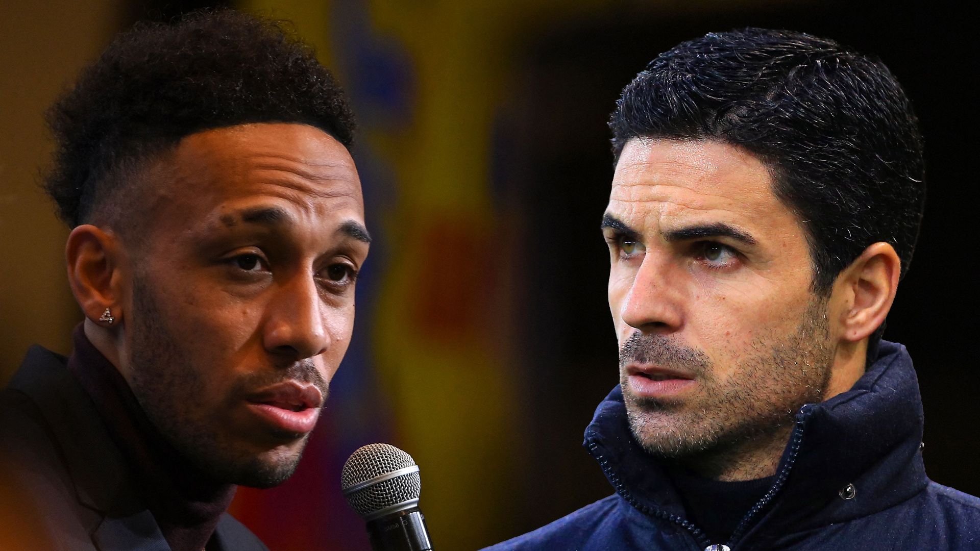 Pierre-Emerick Aubameyang Mikel Arteta 