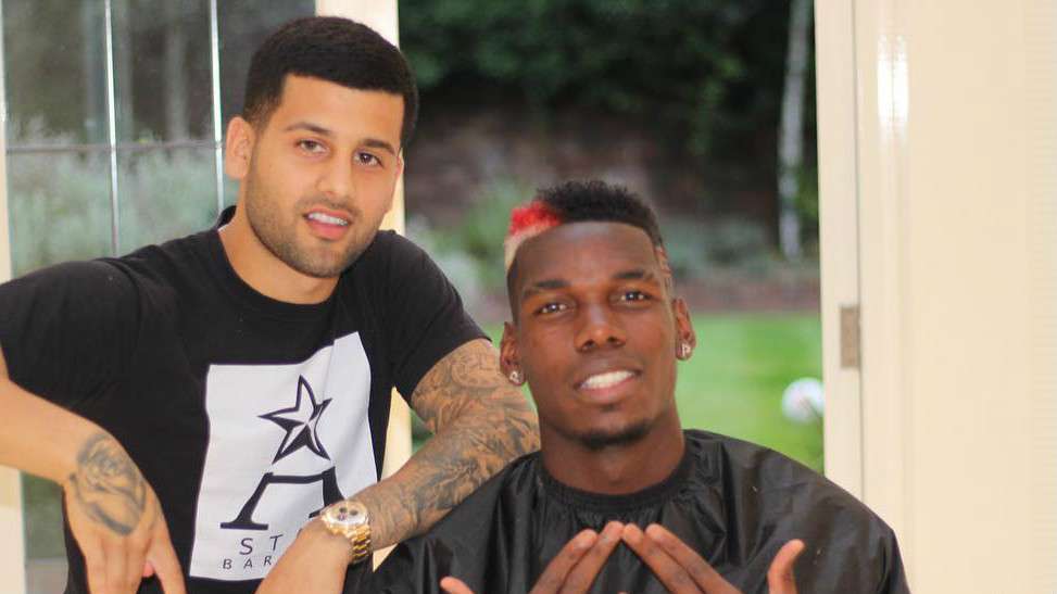 Paul Pogba's barber