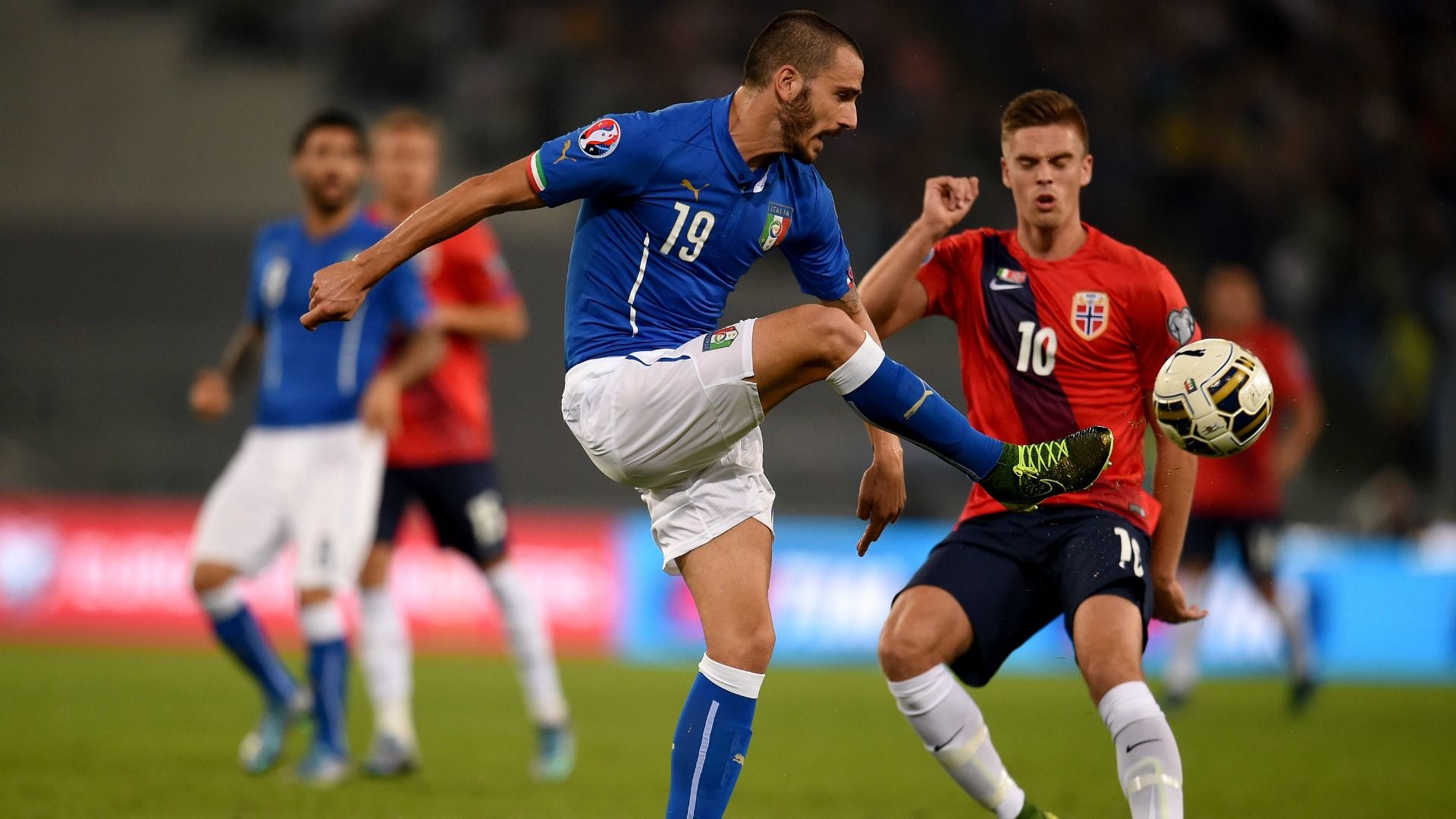 Leonardo Bonucci Italy Norway Euro 2016 13102015