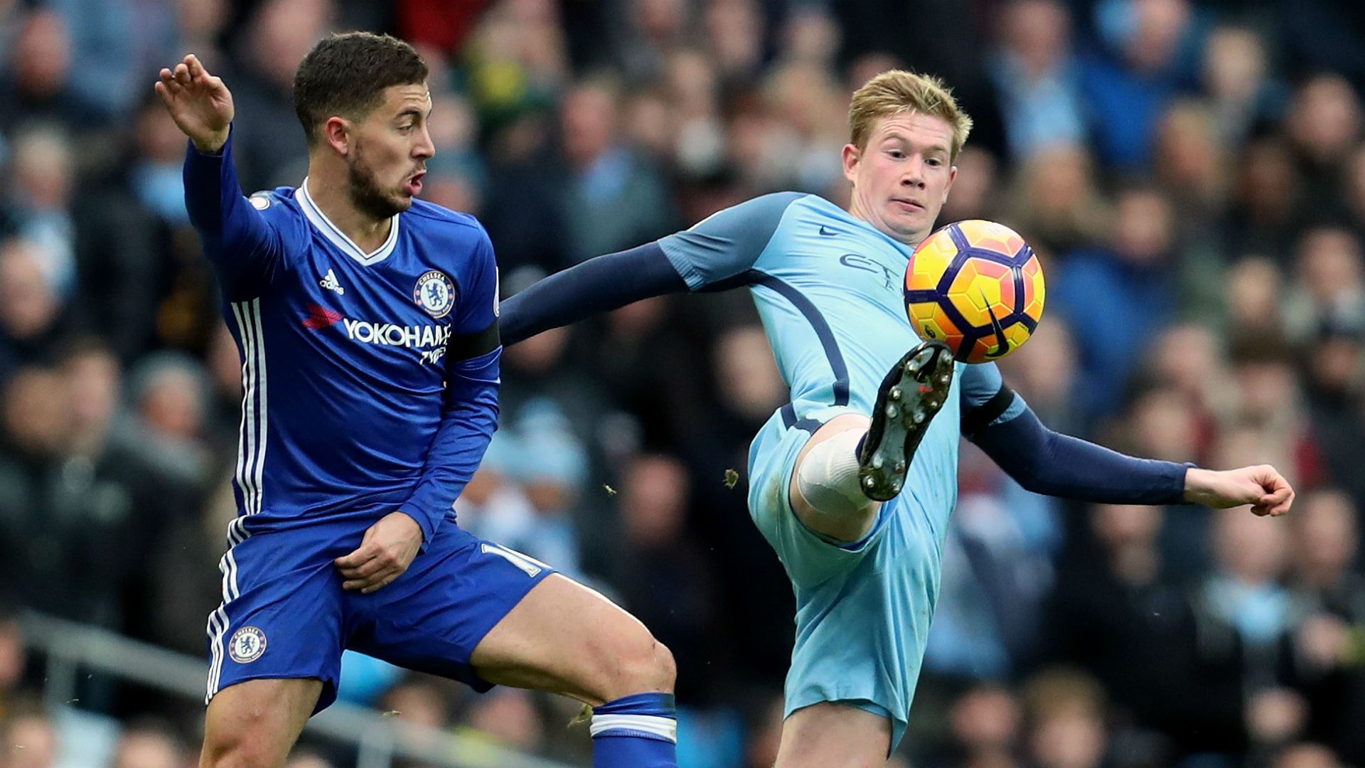 Eden Hazard Kevin De Bruyne Man City Chelsea