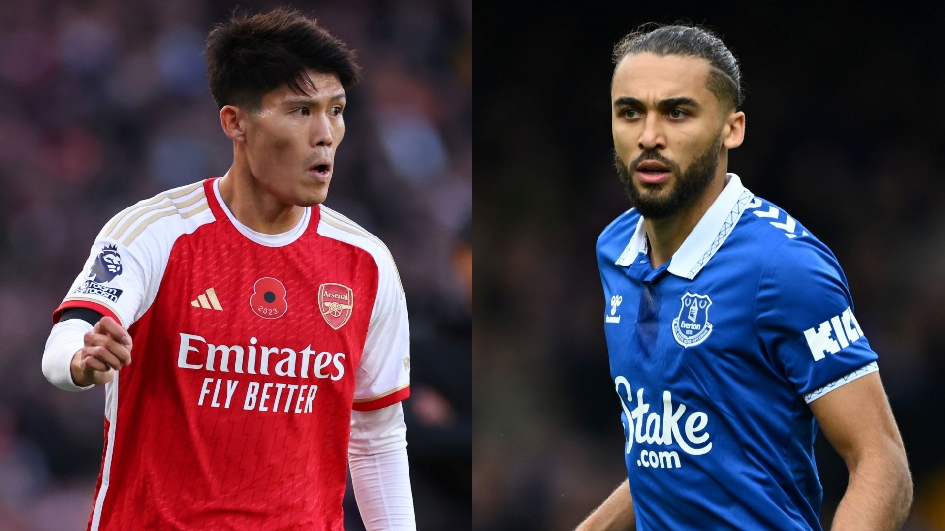 Takehiro Tomiyasu Arsenal Dominic Calvert-Lewin Everton