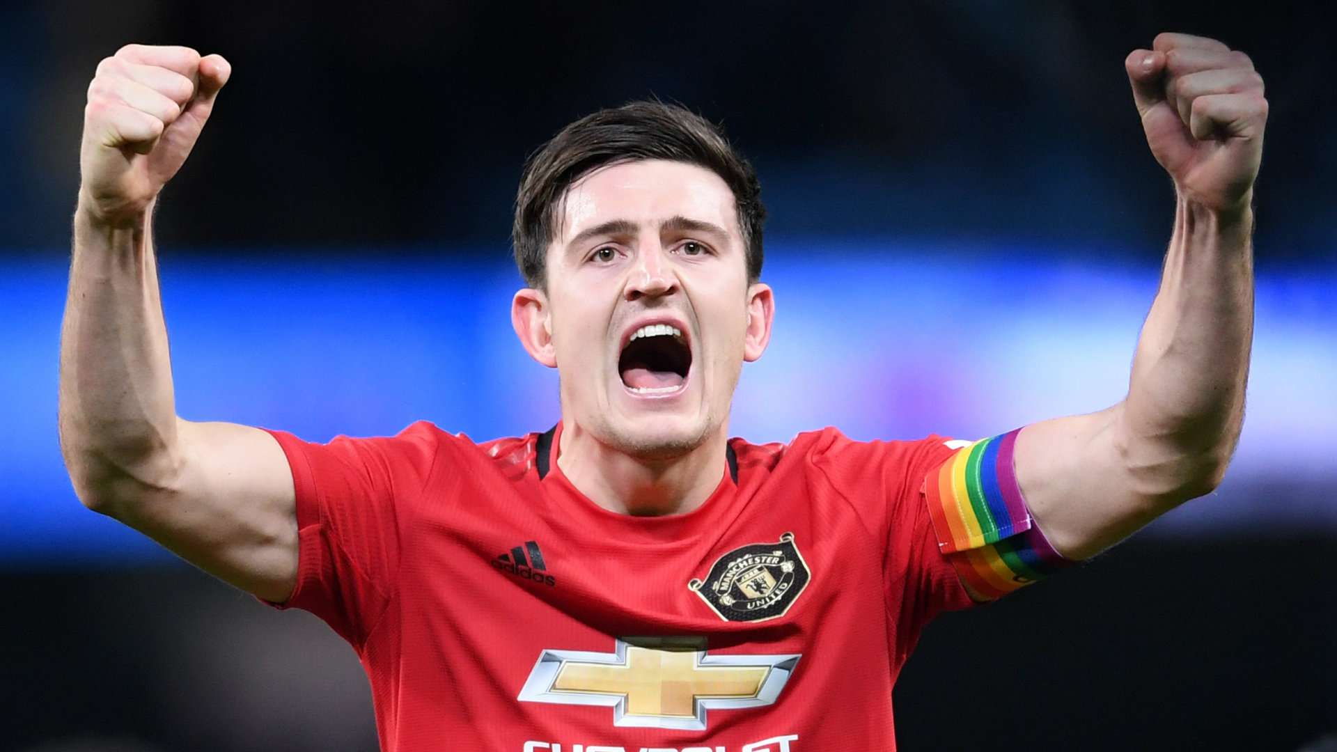 Harry Maguire Manchester City vs Manchester United 2019-20