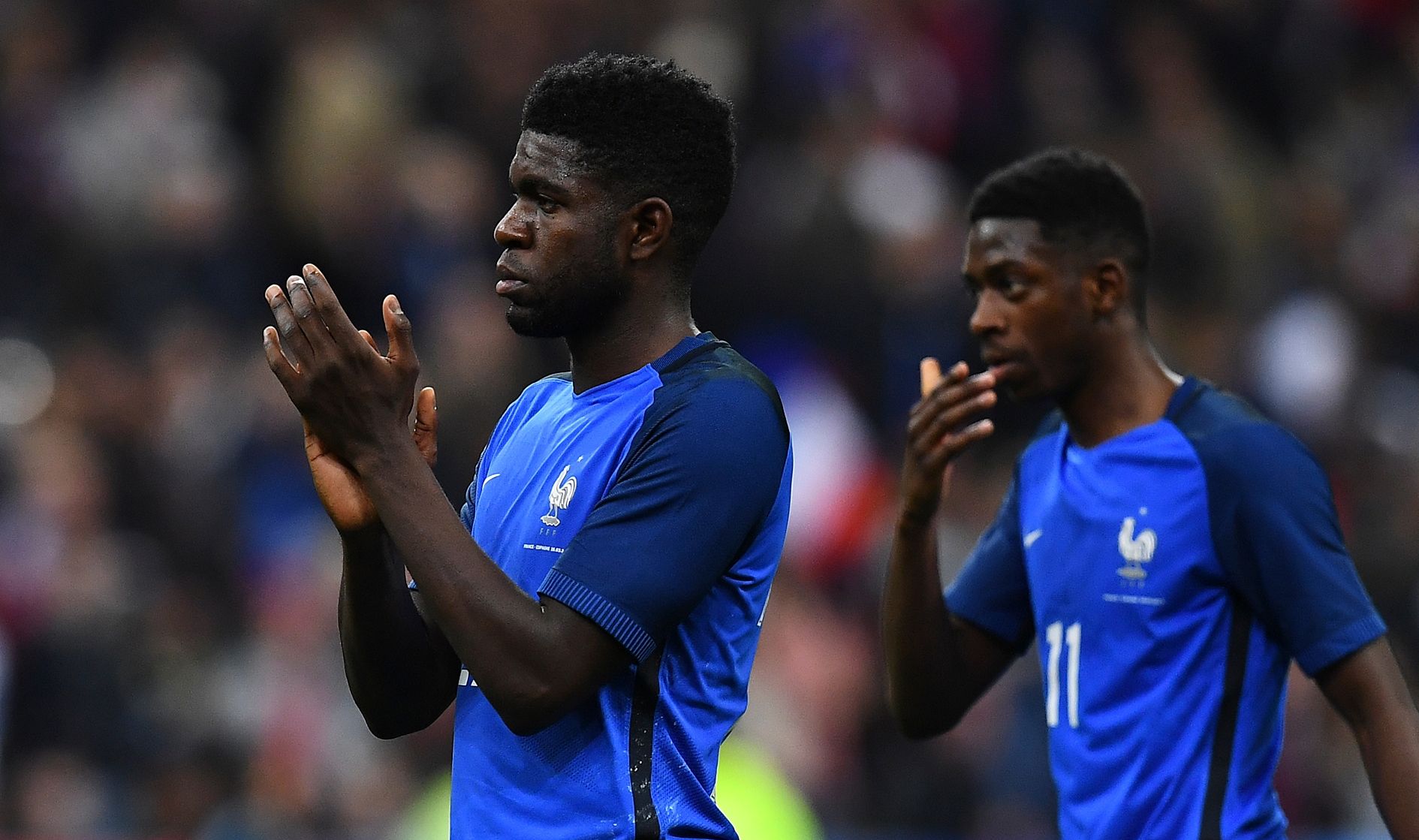 Samuel Umtiti & Ousmane Dembele