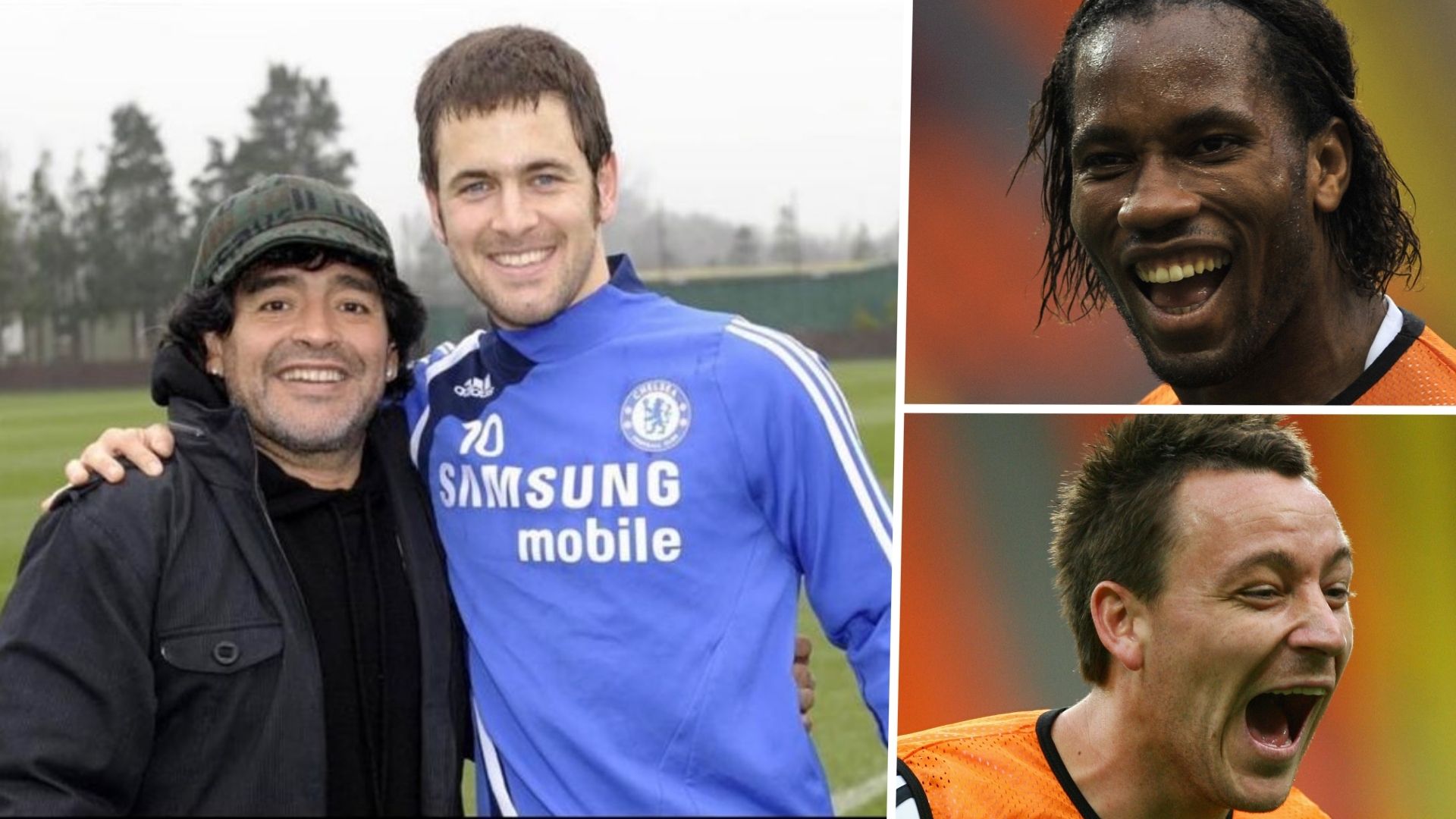 Maradona, Joe Cole, Didier Drogba, John Terry