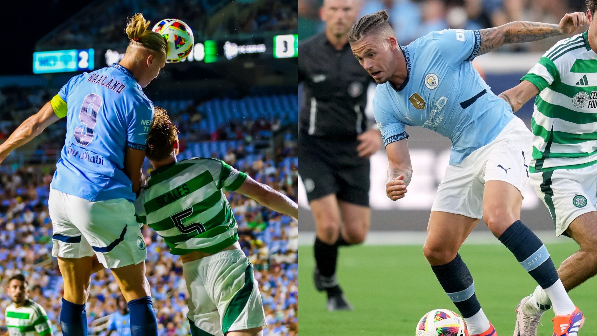 Haaland Phillips Man City GFX