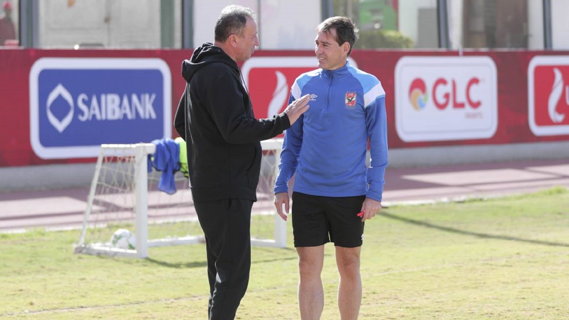 محمود الخطيب وفايلر في تدريبات الأهلي