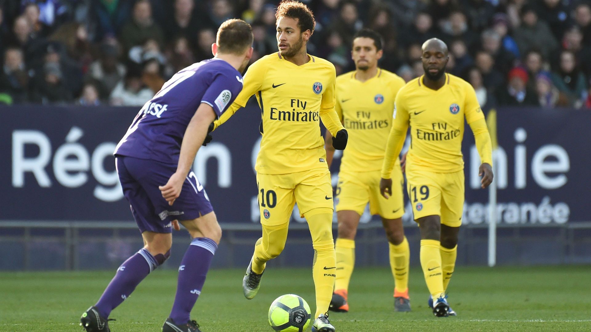Neymar Toulouse PSG Ligue 1 10022018