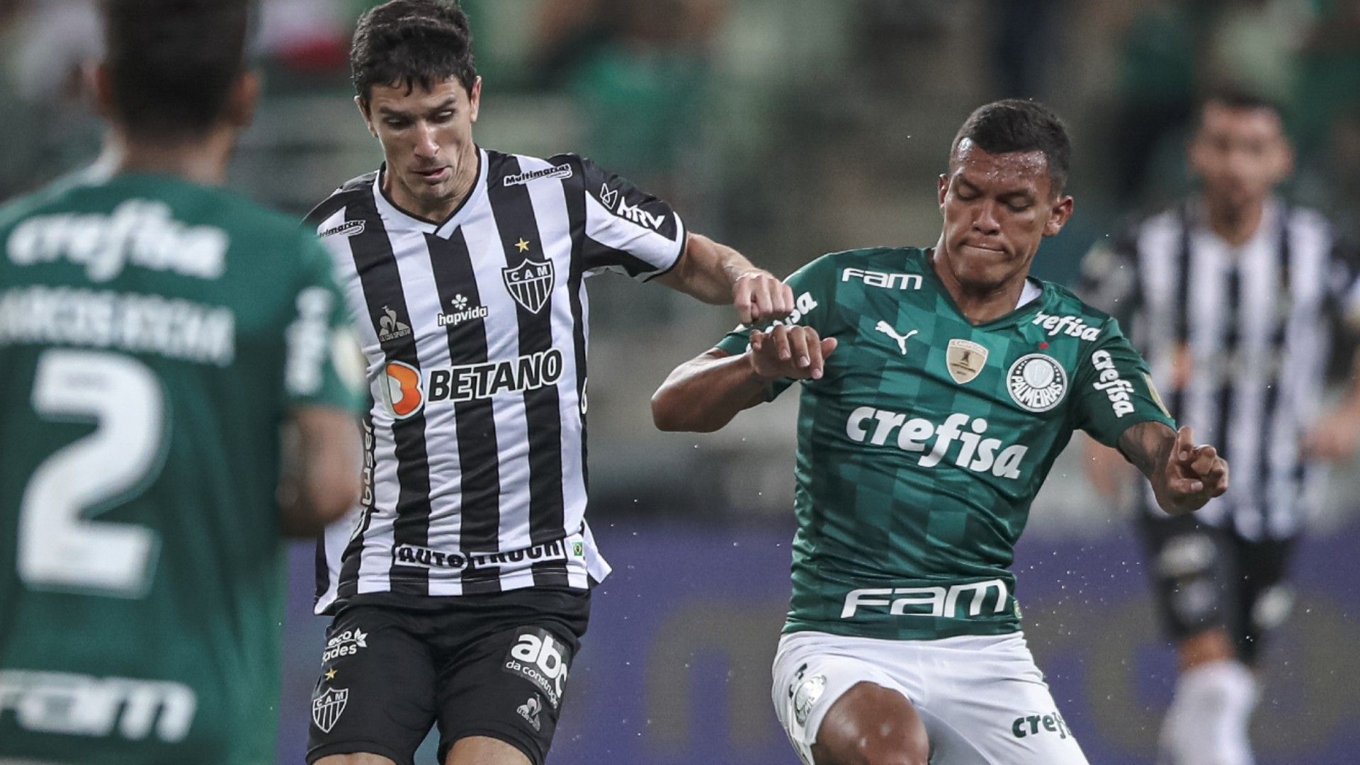 Nacho Fernández Palmeiras Atlético-MG Brasileirão 23 11 2021