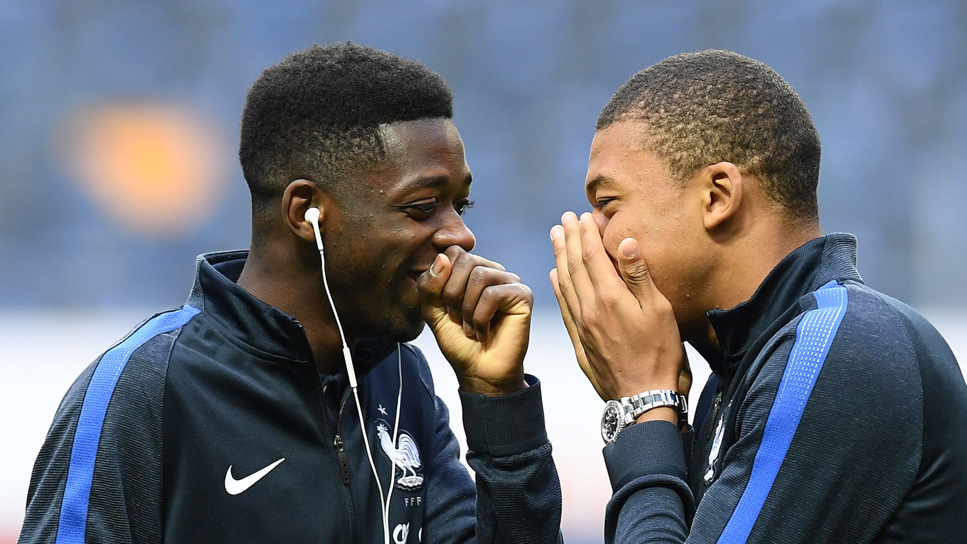Ousmane Dembele Kylian Mbappe