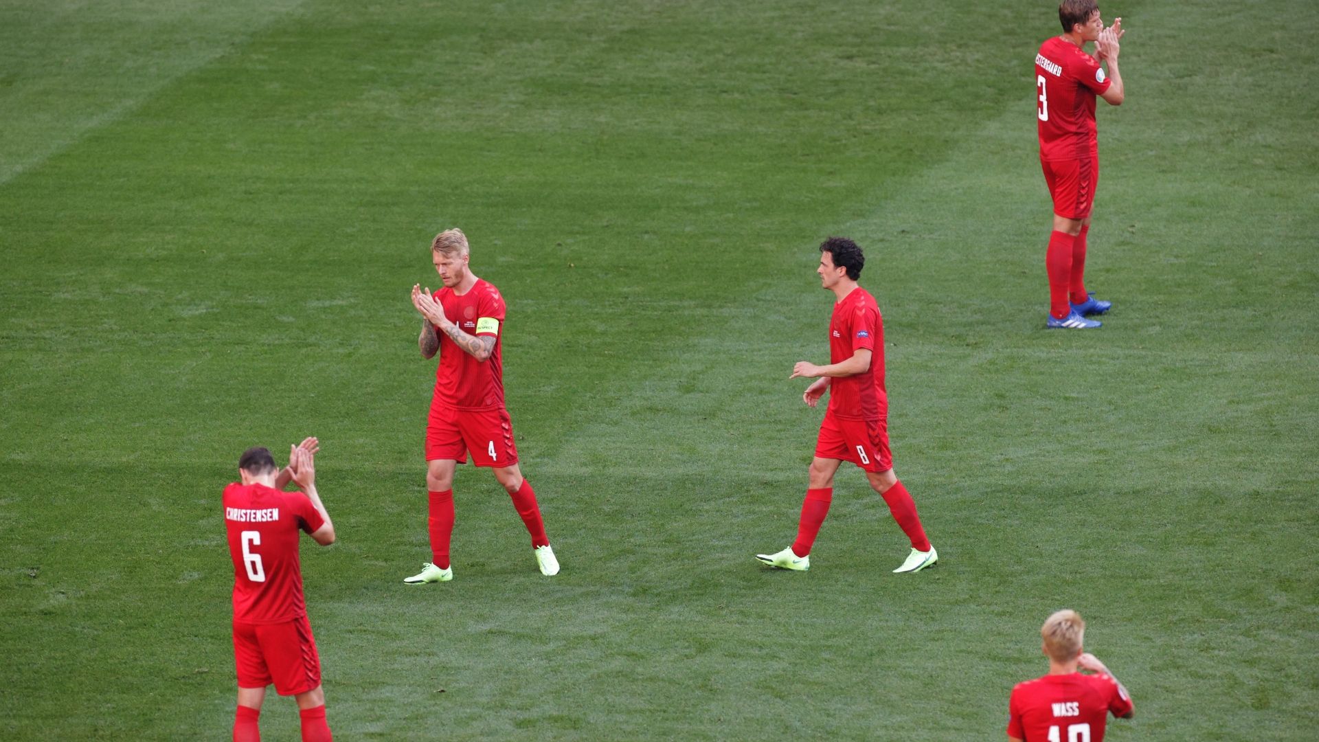 Denmark Belgium Eriksen tribute Euro