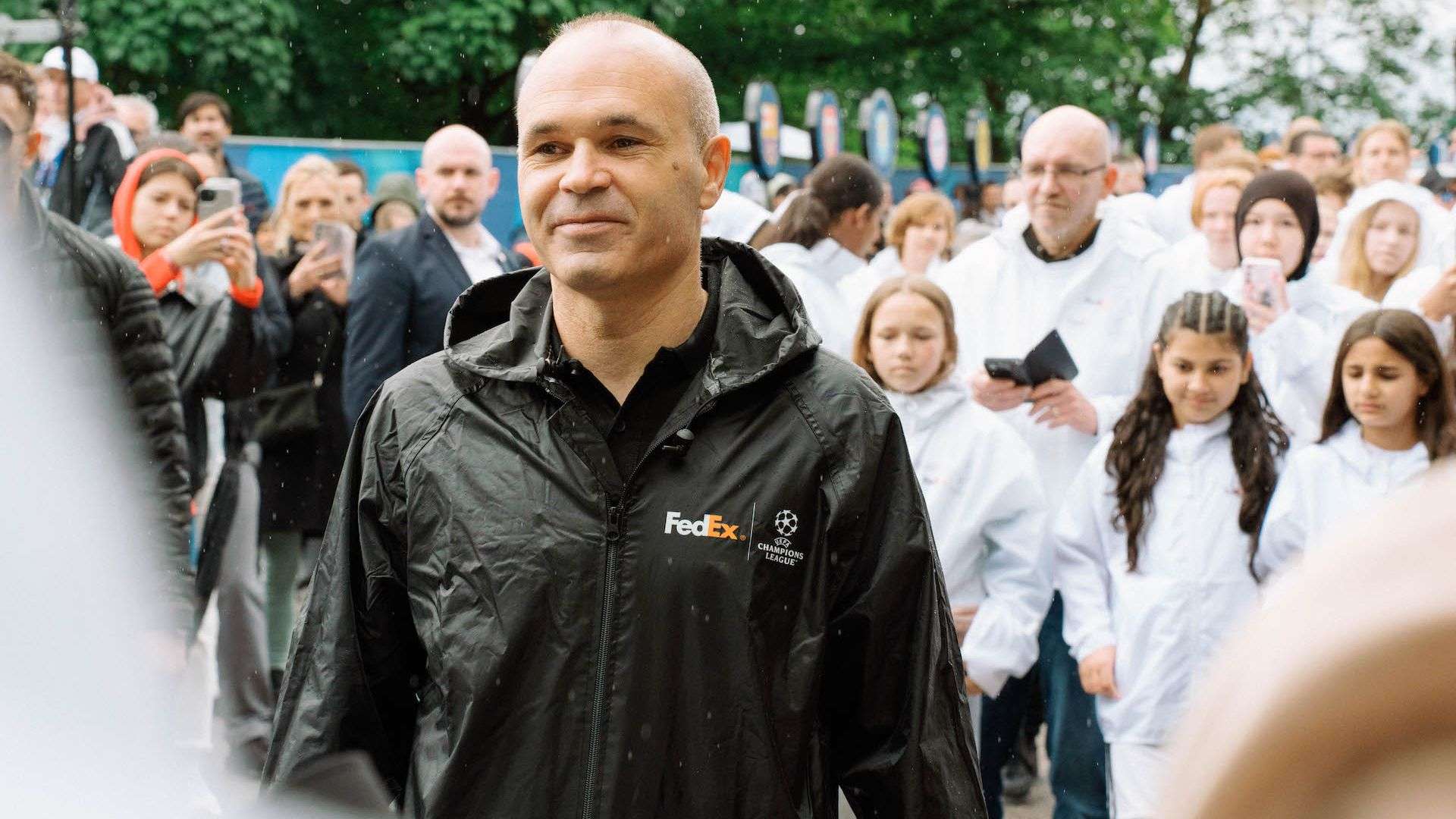 Andres Iniesta FedEx Champions League