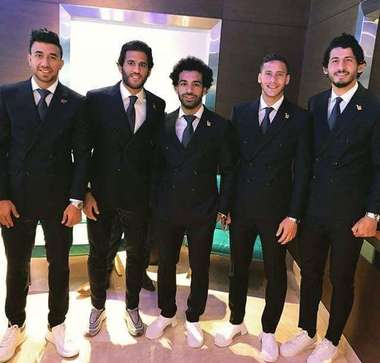 منتخب مصر في طريقه إلى روسيا