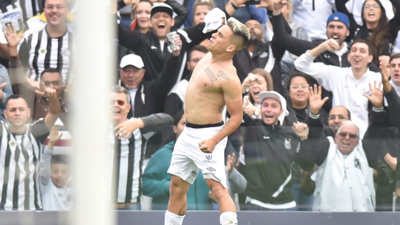 Soteldo Santos Goiás Brasileirão Série A 04082019