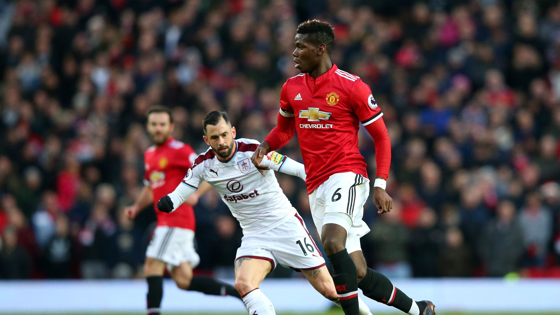 Paul Pogba Manchester United Burnley