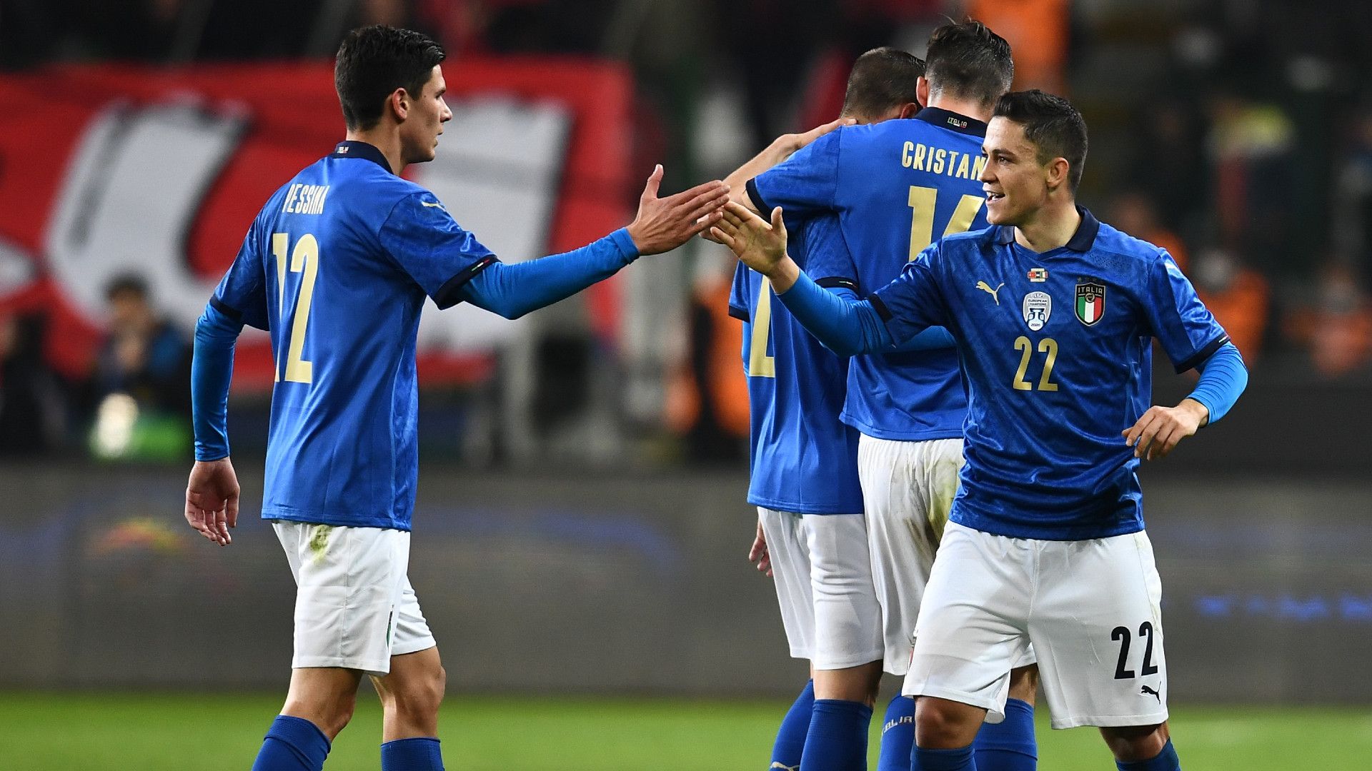 Raspadori celebrate Turkey Italy Friendly