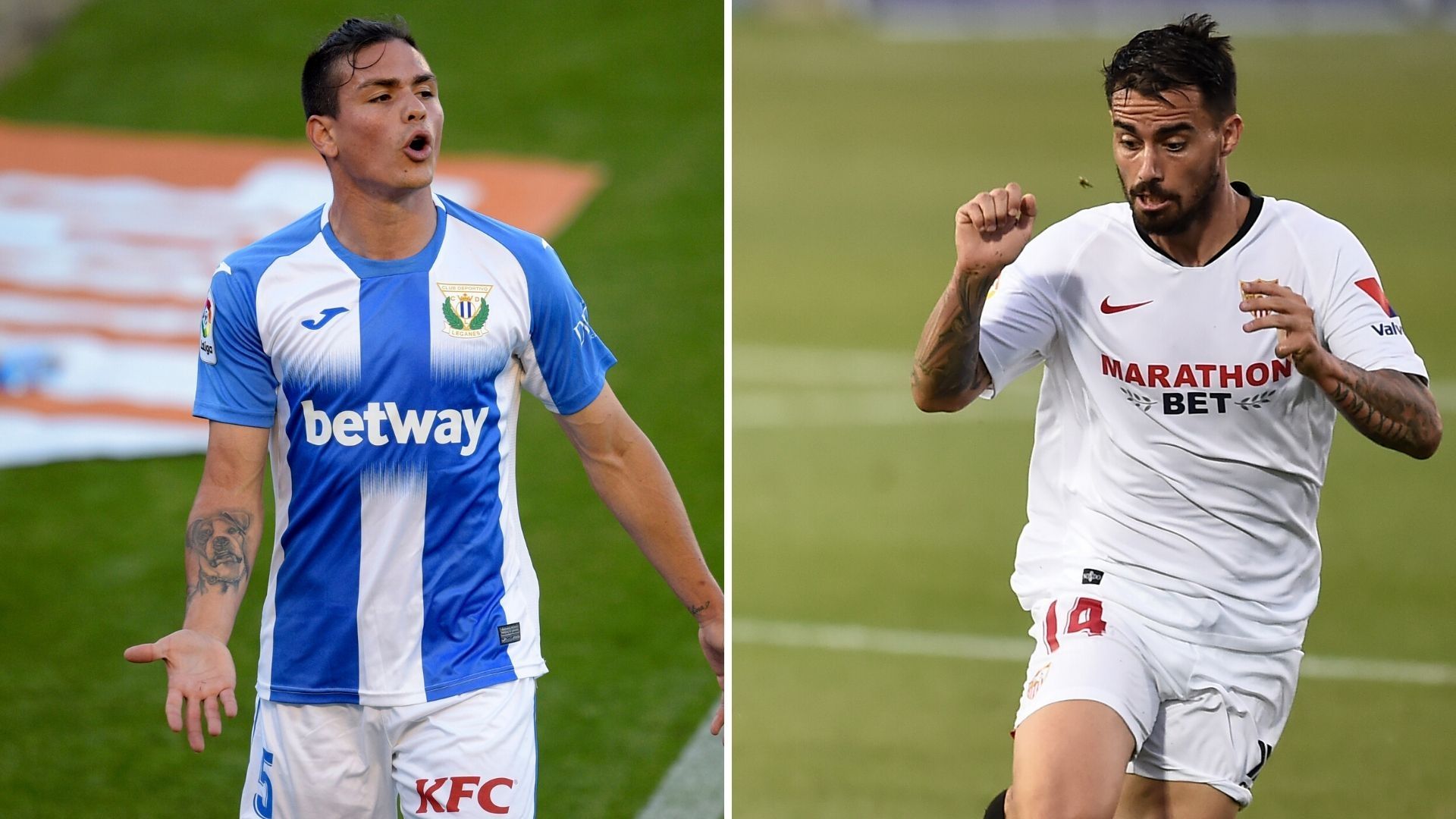 Silva y Suso, Leganés vs. Sevilla