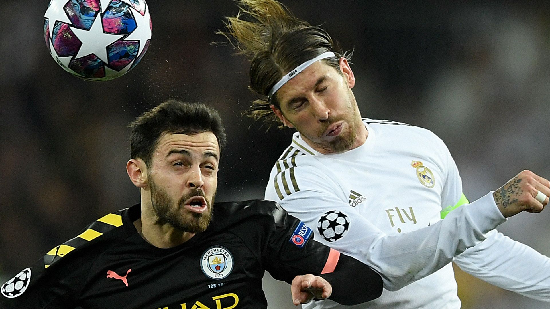 Bernardo Silva Sergio Ramos Manchester City 2019-20