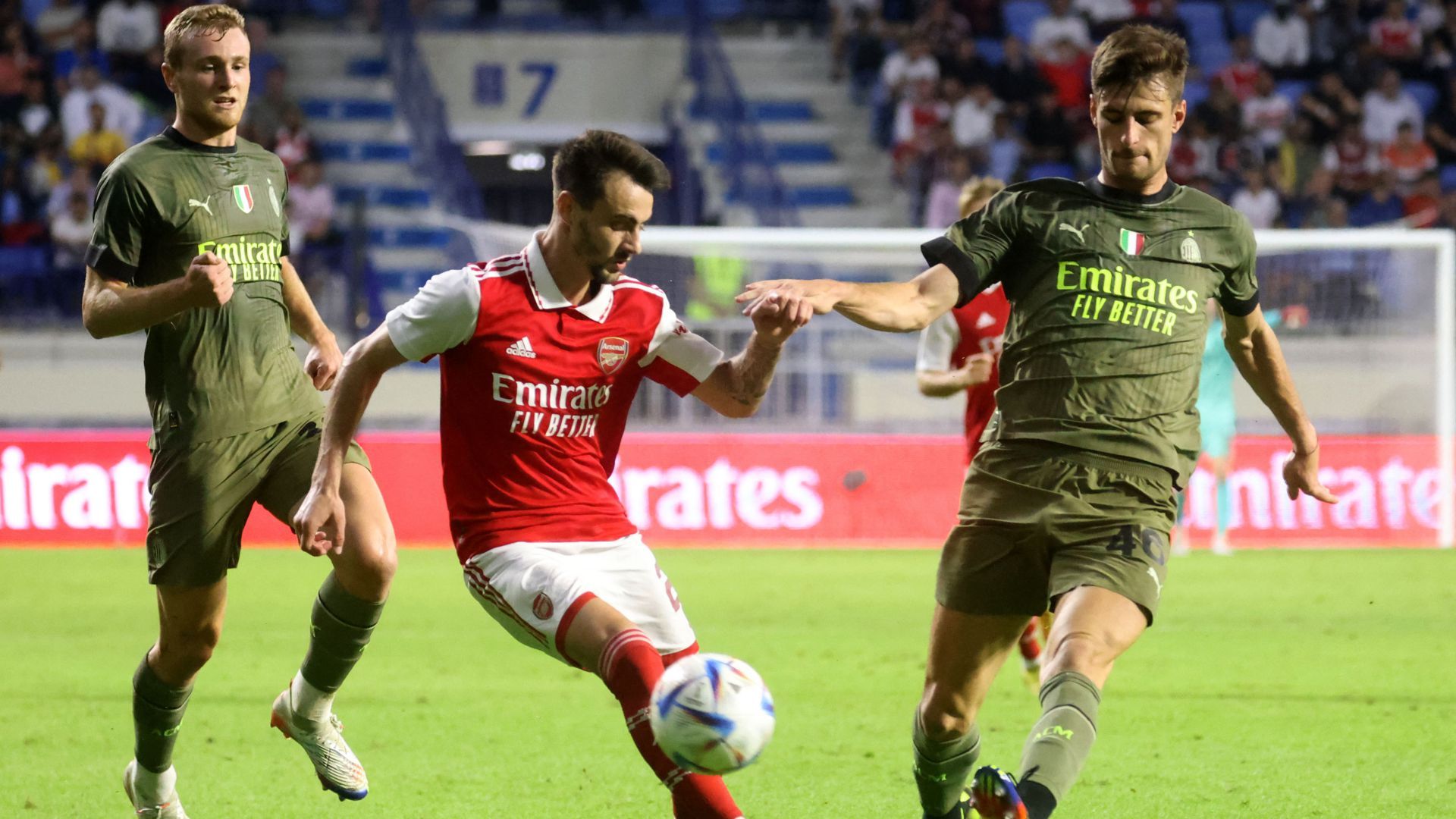 Fabio Vieira Matteo Gabbia Arsenal Milan