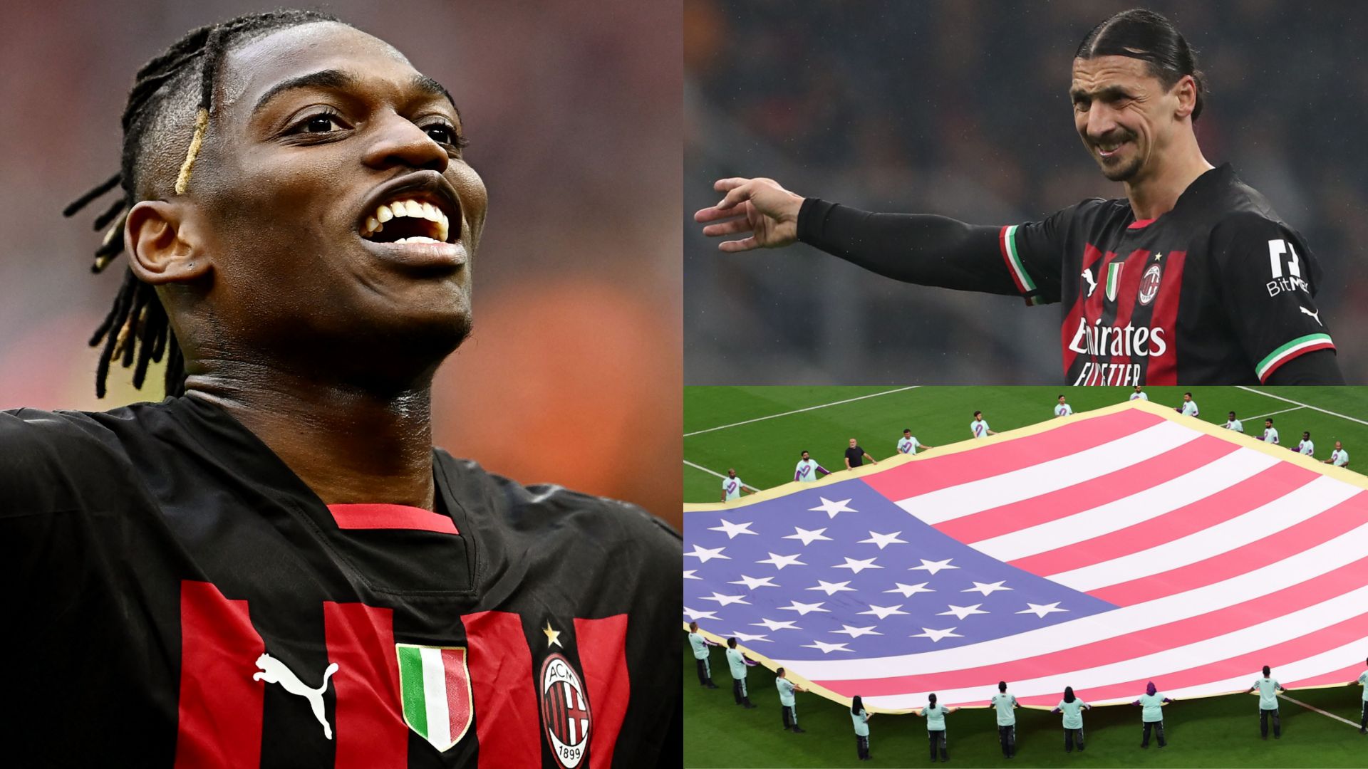 AC Milan America Rafael Leao Zlatan Ibrahimovic