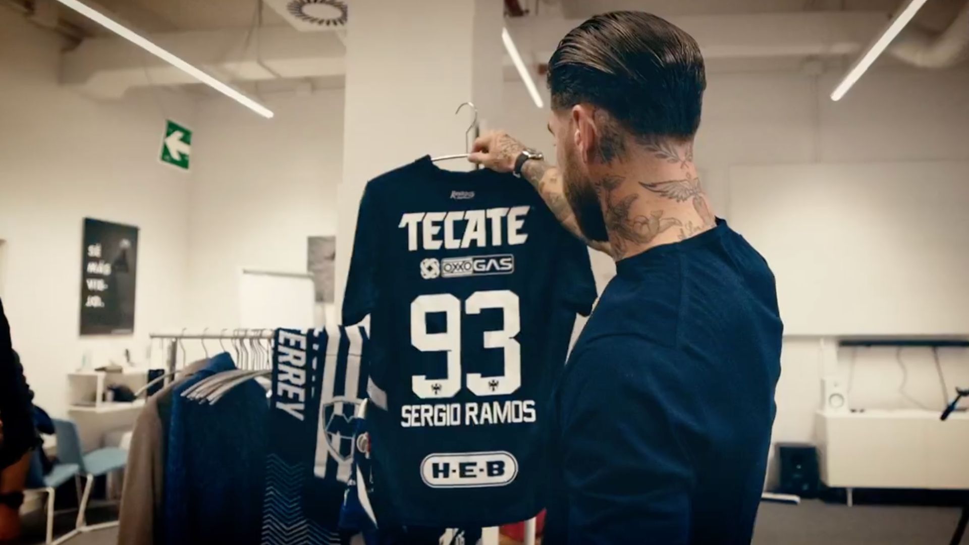 Sergio Ramos camiseta 93 Rayados de Monterrey