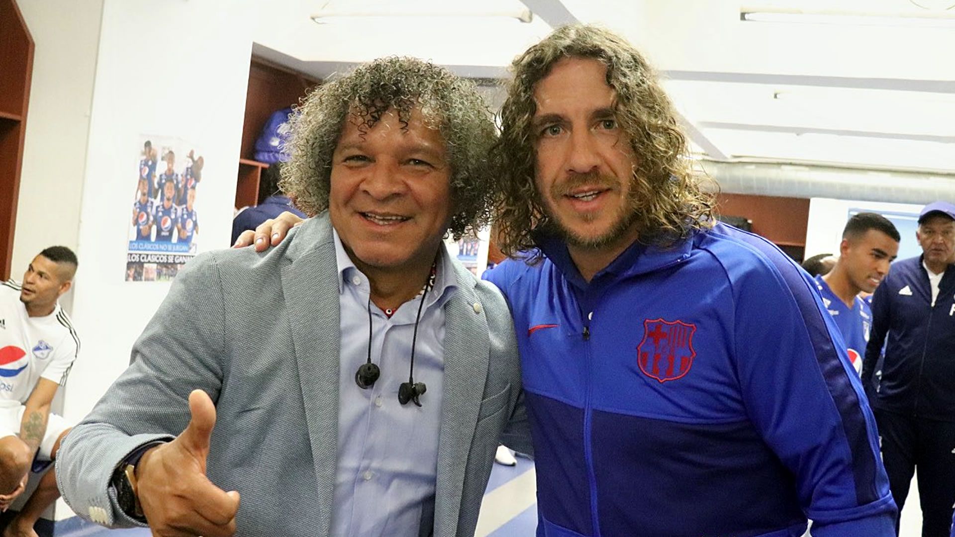 Alberto Gamero Carles Puyol Millonarios Santa Fe Liga BetPlay 2020