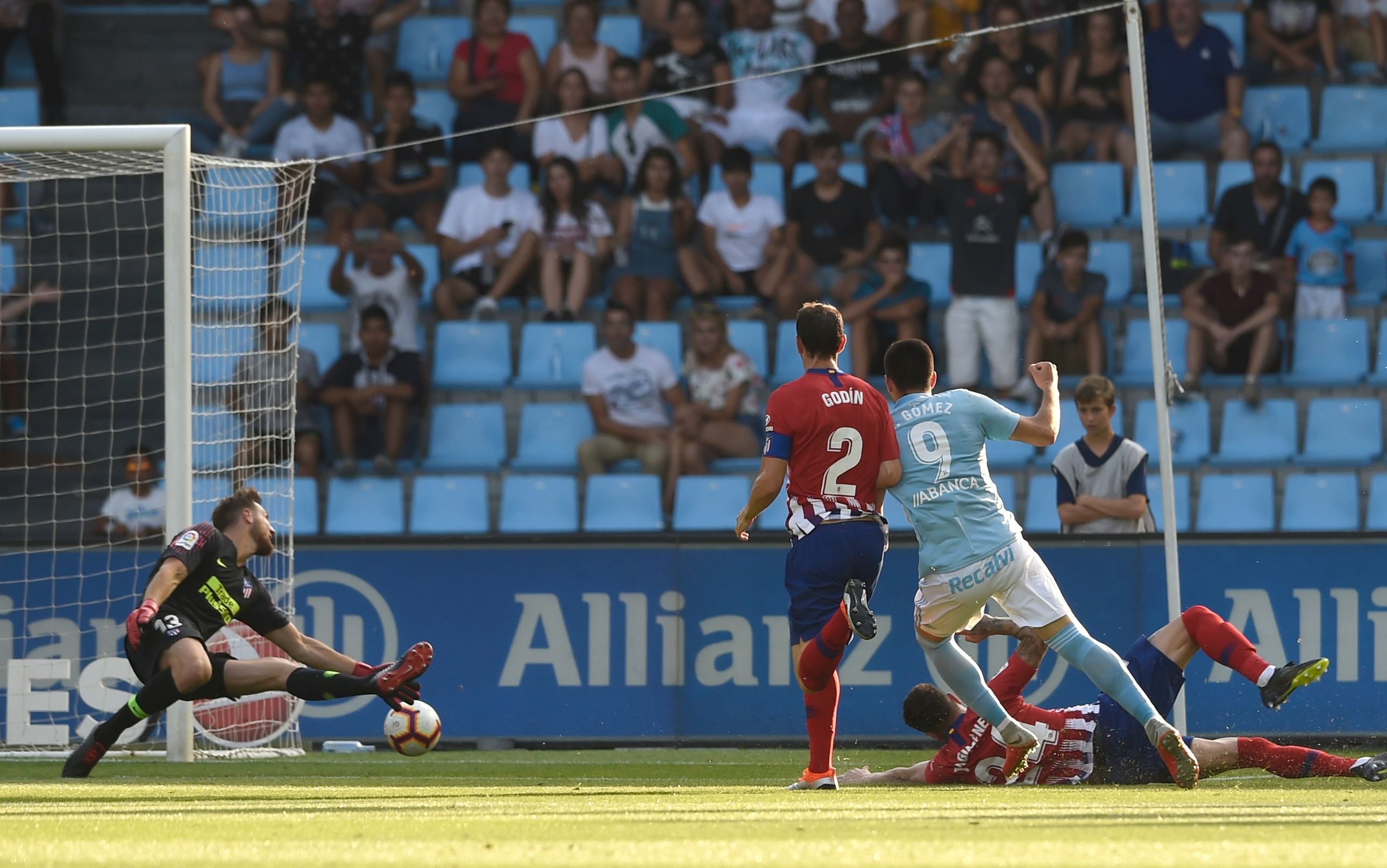 OBLAK MAXI GOMEZ CELTA ATLETICO MADRID LALIGA