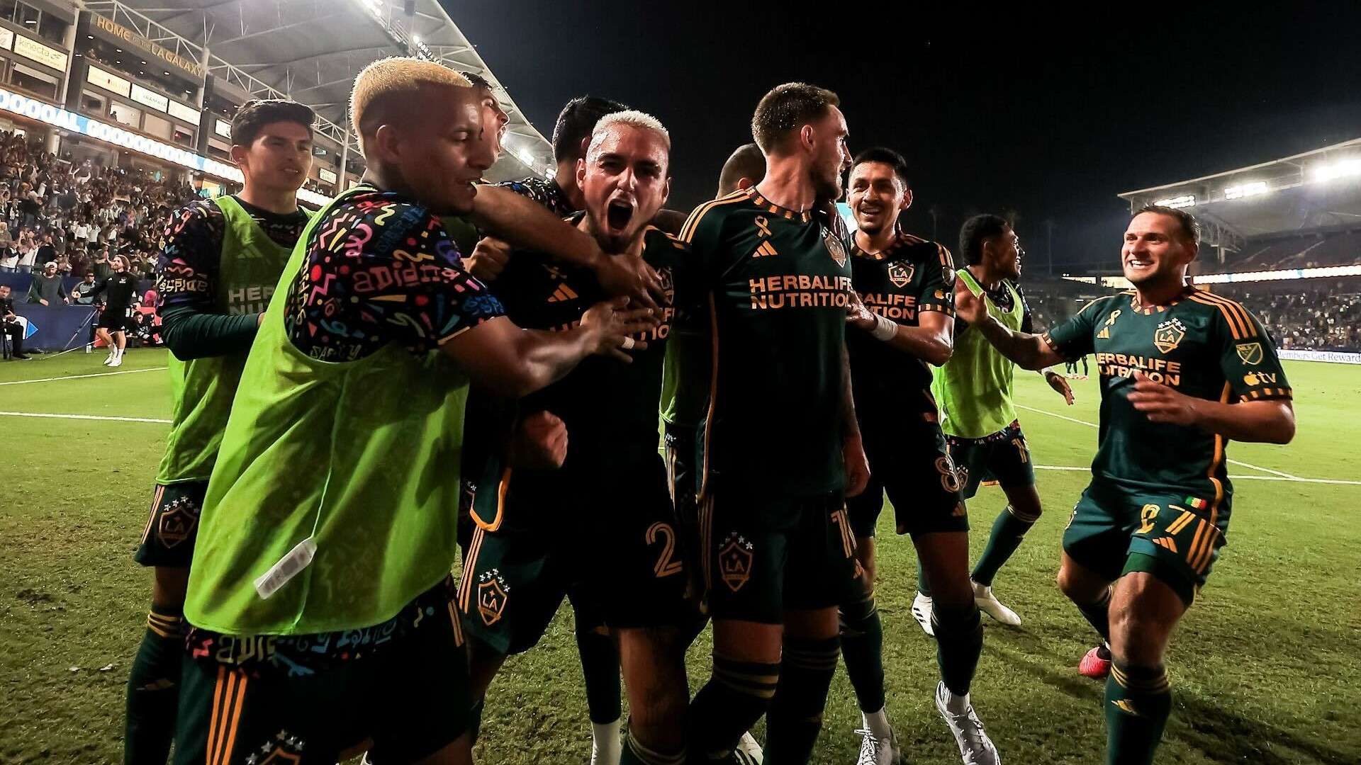 Galaxy celebrate 2023