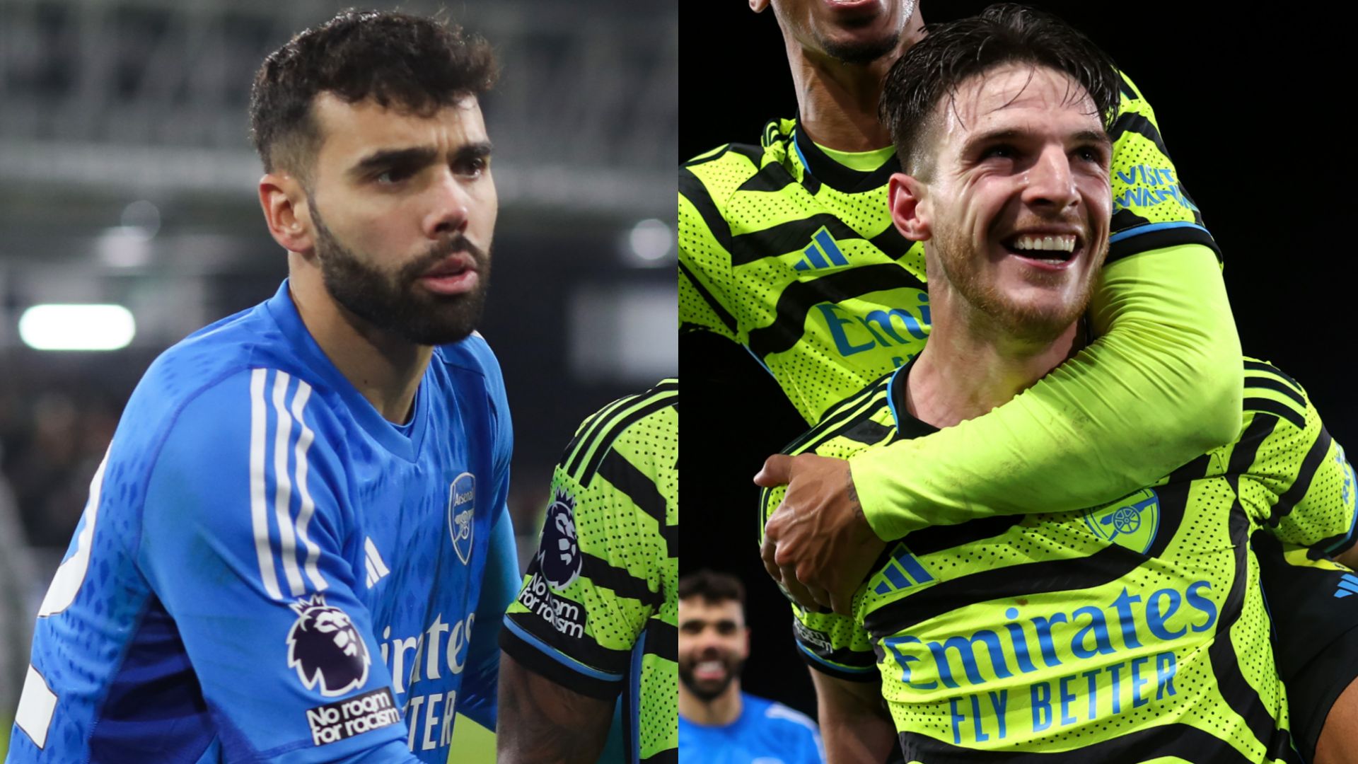 Rice Raya split Arsenal 2023