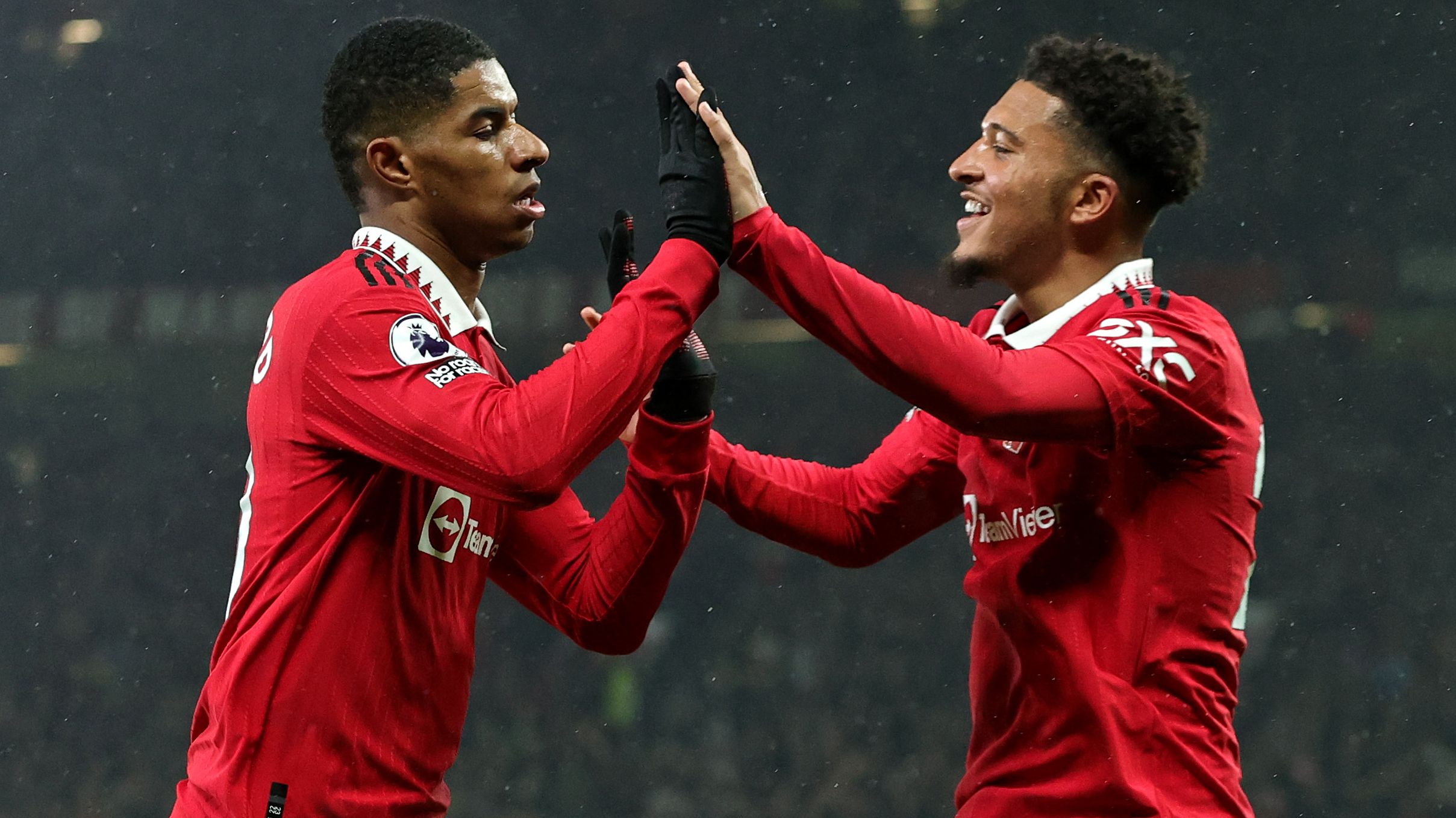 Jadon Sancho Marcus Rashford