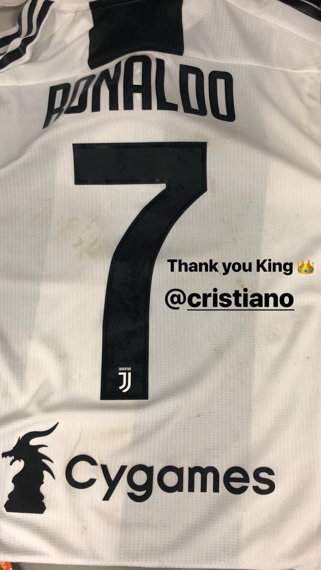 Instagram Story Piatek Ronaldo